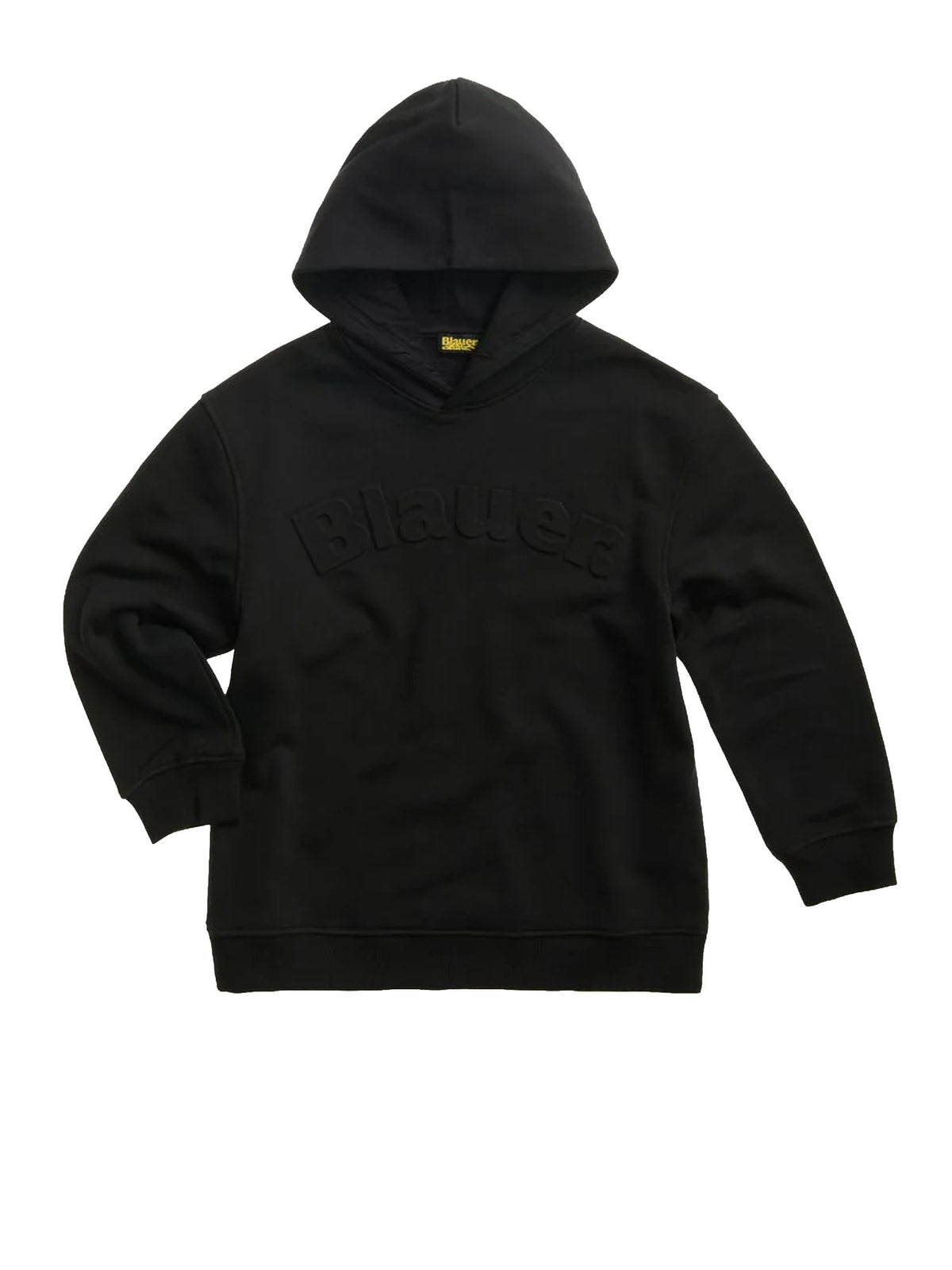 Blauer Felpa logo in rilievo Emby Bambino Nero