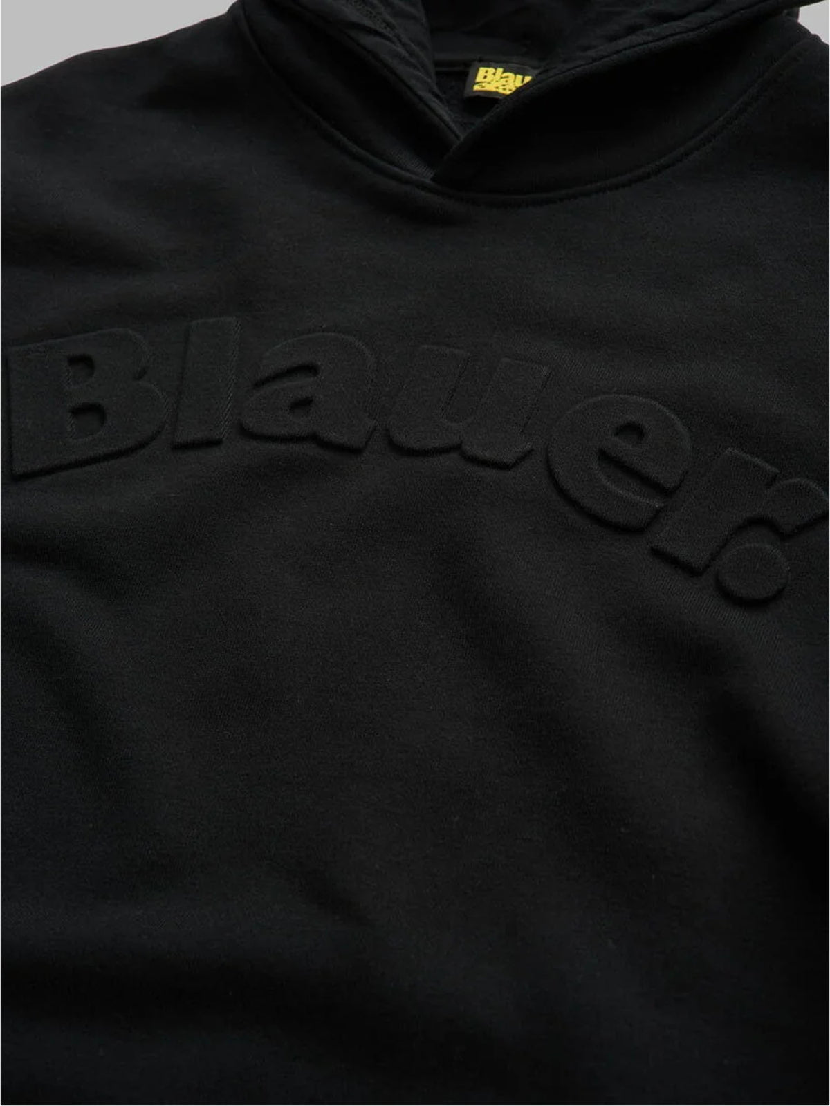 Blauer Felpa logo in rilievo Emby Bambino Nero