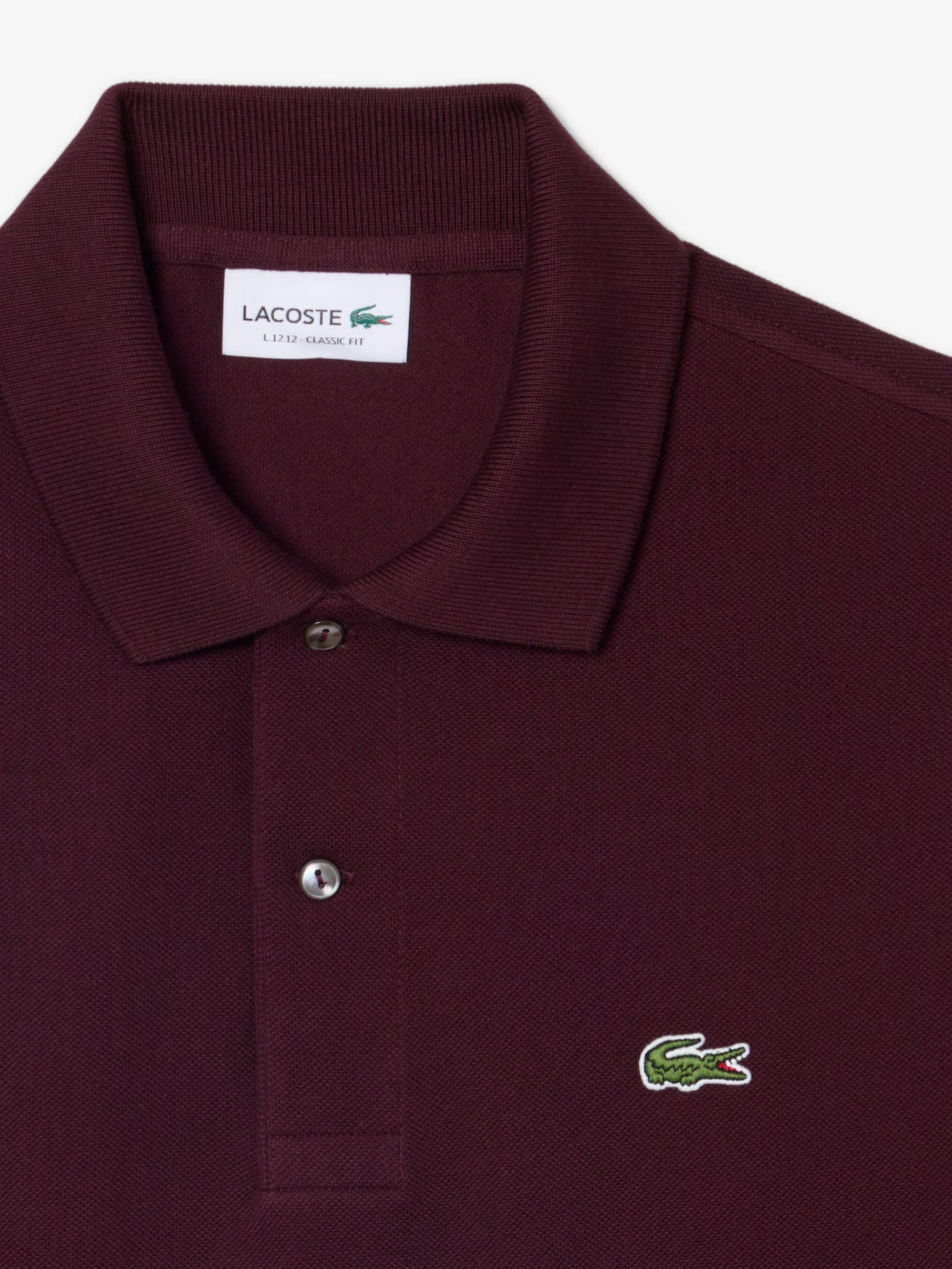 Lacoste Polo L.12.12 Original Bordeaux