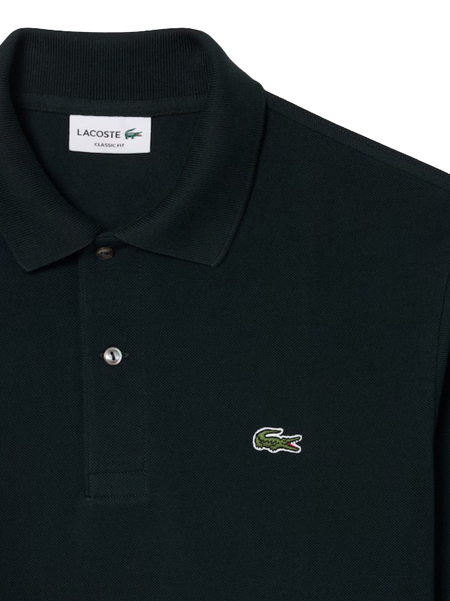 Lacoste Polo L.12.12 Original a maniche lunghe Verde