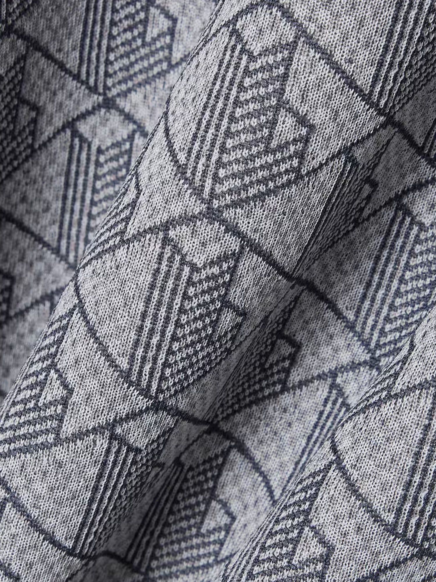 Lacoste Polo dal taglio classico in jacquard con monogramma Grigio