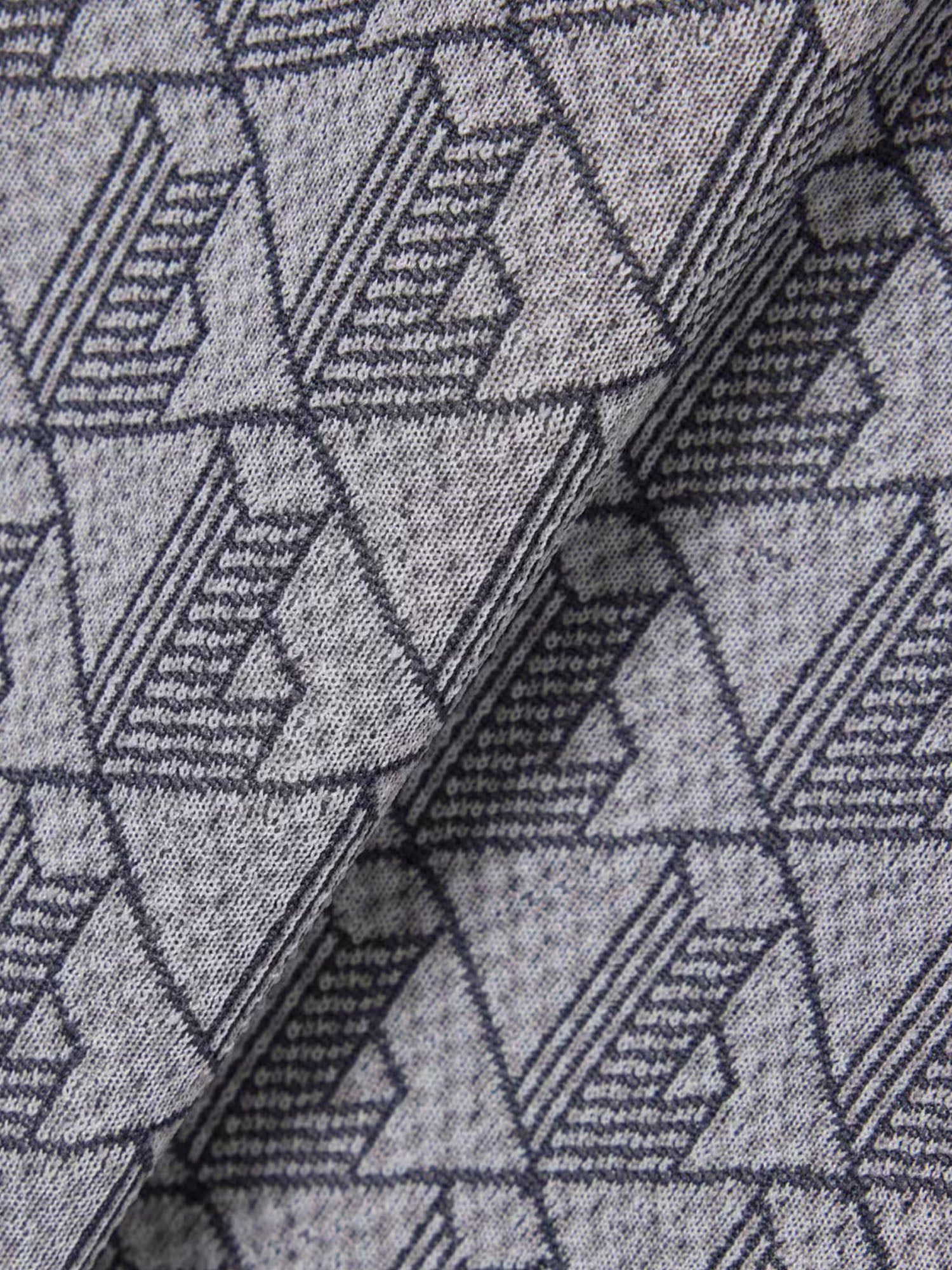 Lacoste Giacca della tuta in jacquard con zip Paris Grigio