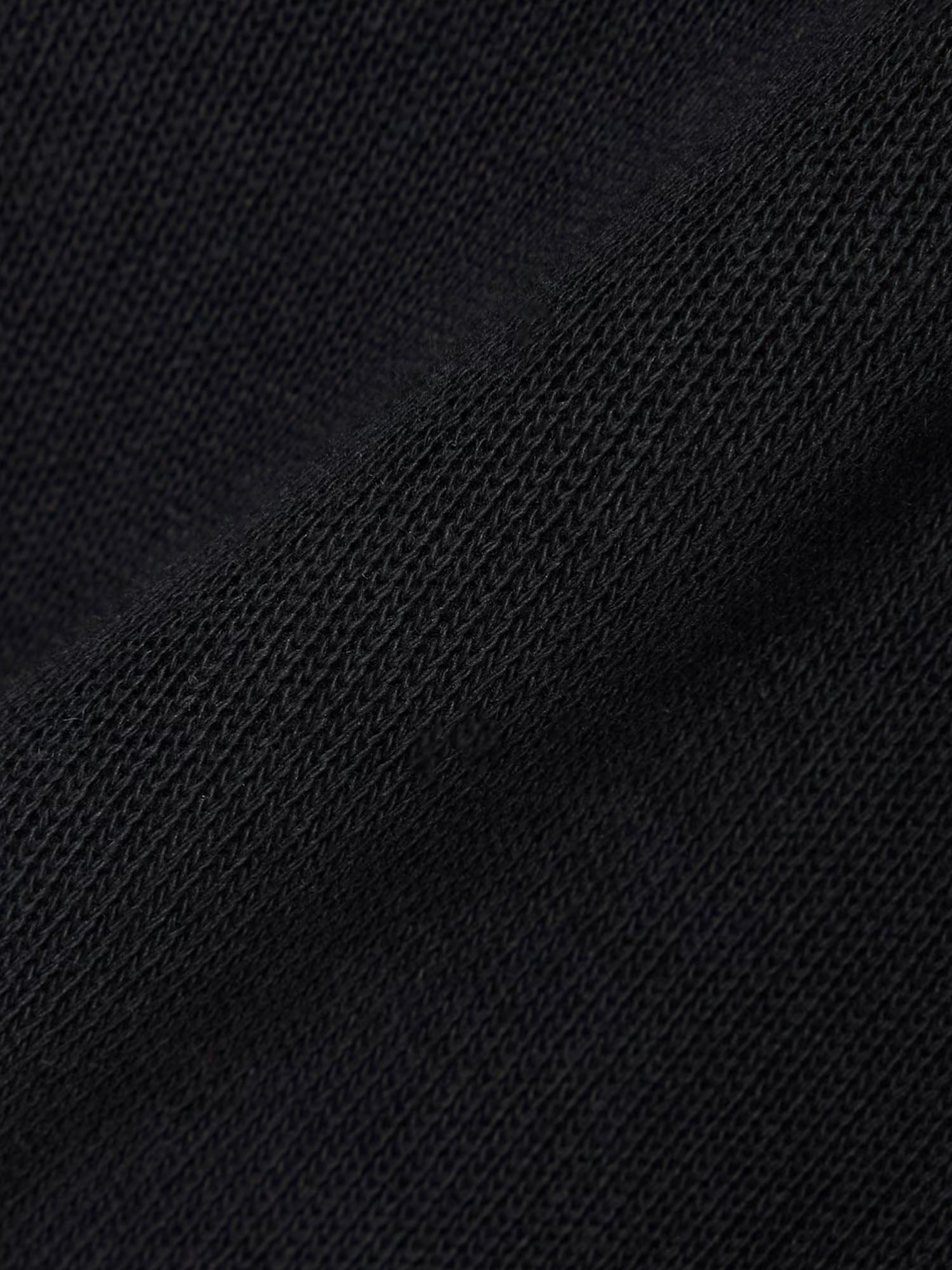 Lacoste Felpa interlock a collo alto con zip Nero