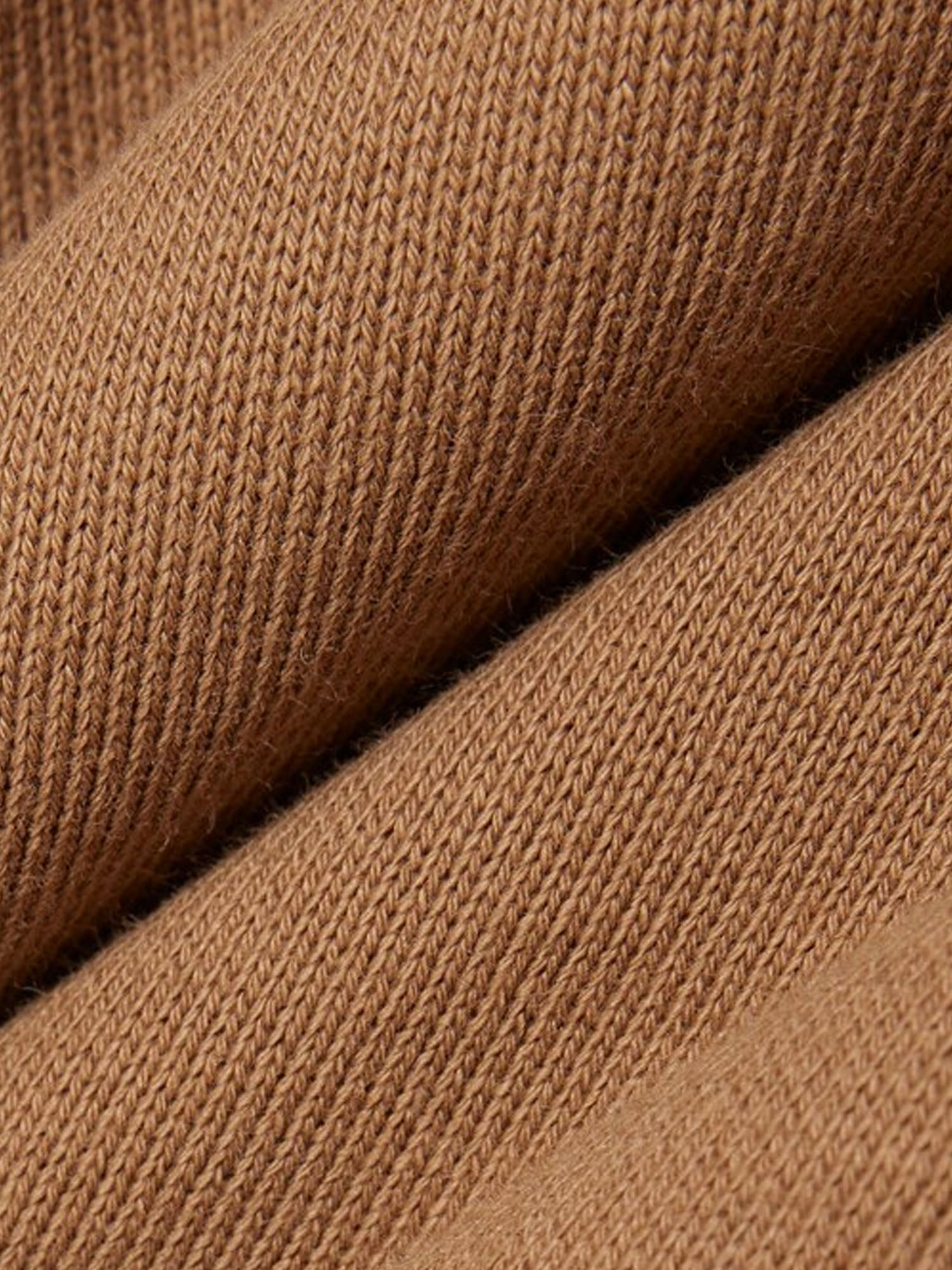 Lacoste Felpa con cappuccio in tessuto felpato Marrone
