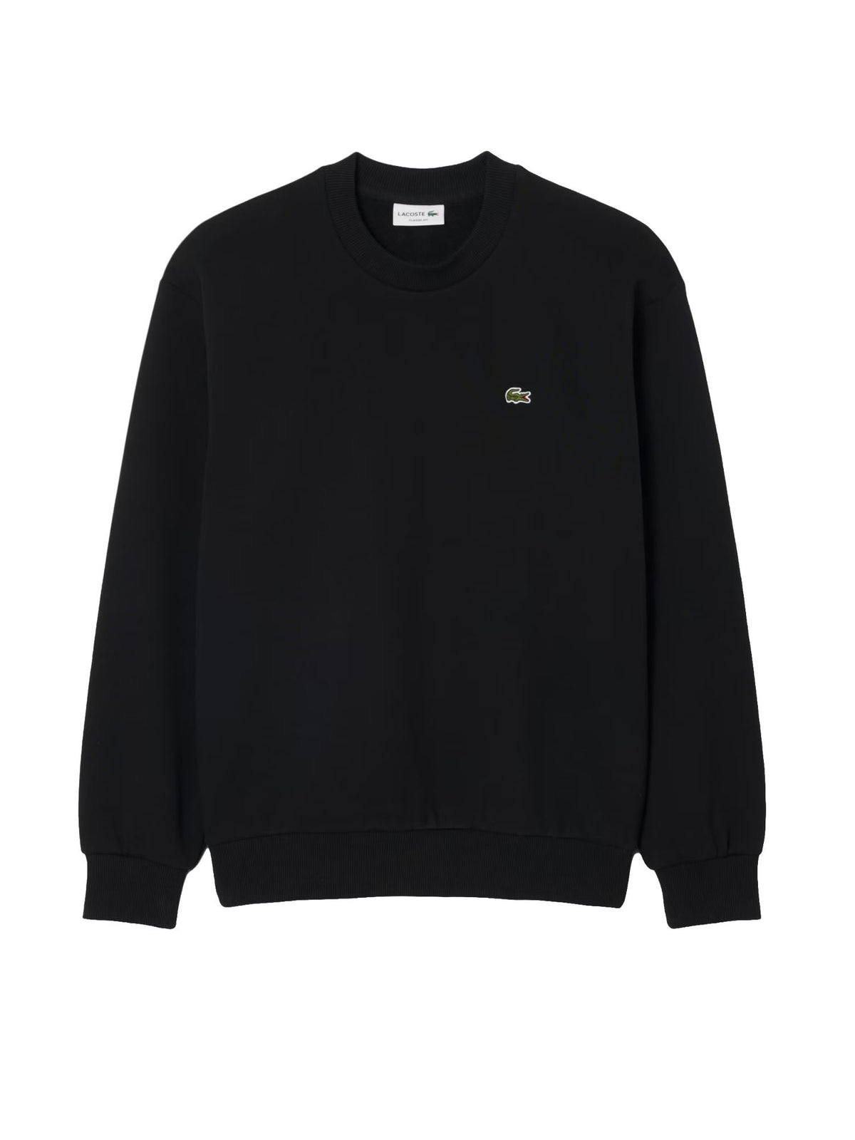 Lacoste Felpa in cotone Nero