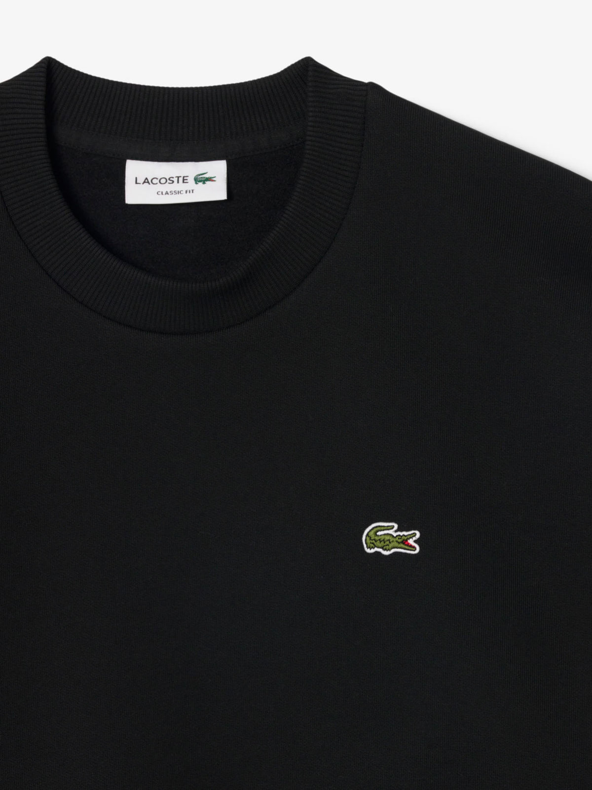 Lacoste Felpa in cotone Nero