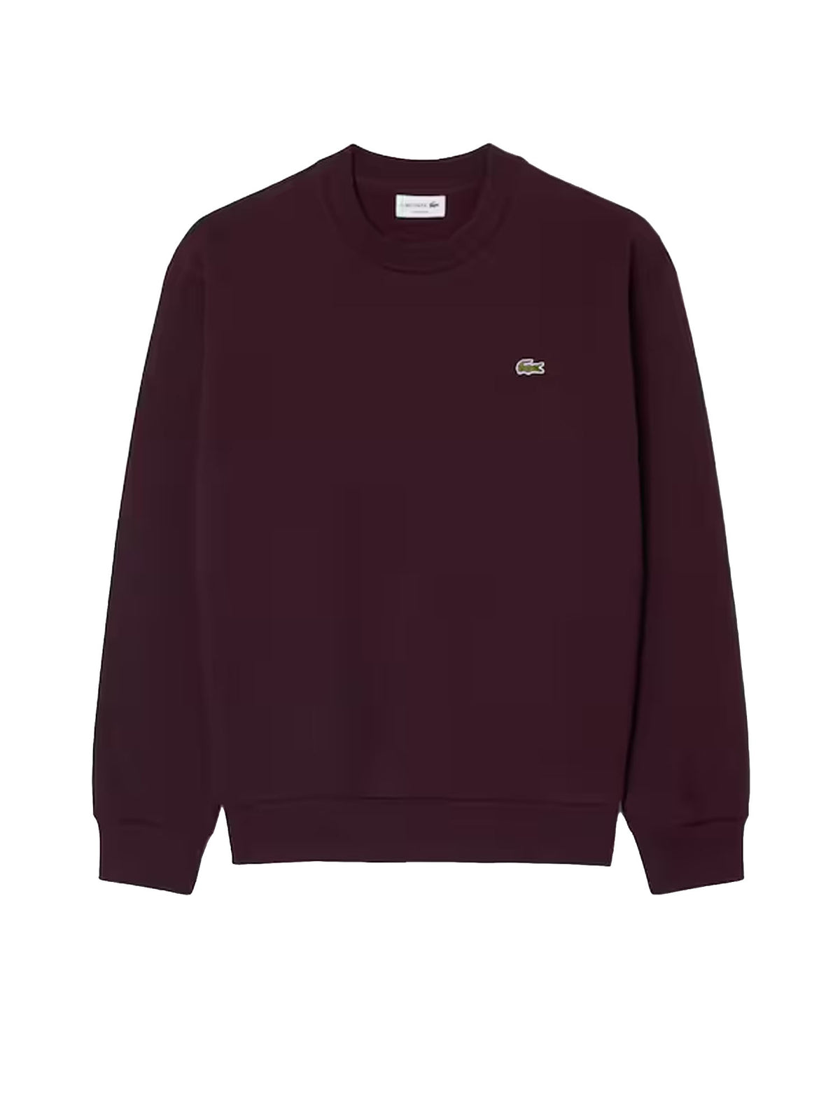 Lacoste Felpa in cotone Bordeaux
