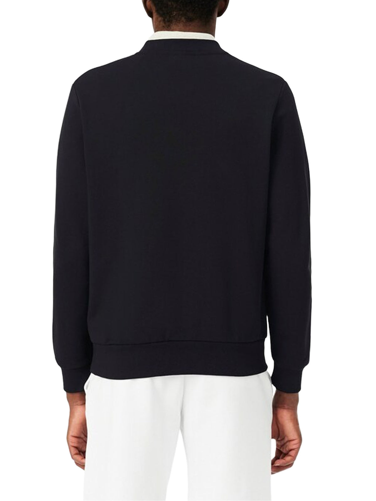 Lacoste Felpa in tessuto felpato classic fit Nero