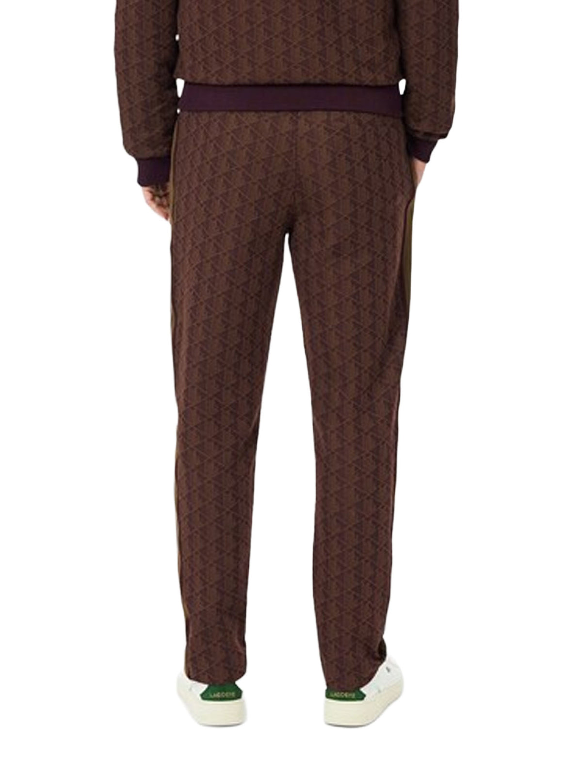 Lacoste Pantaloni della tuta in con monogramma Paris Marrone