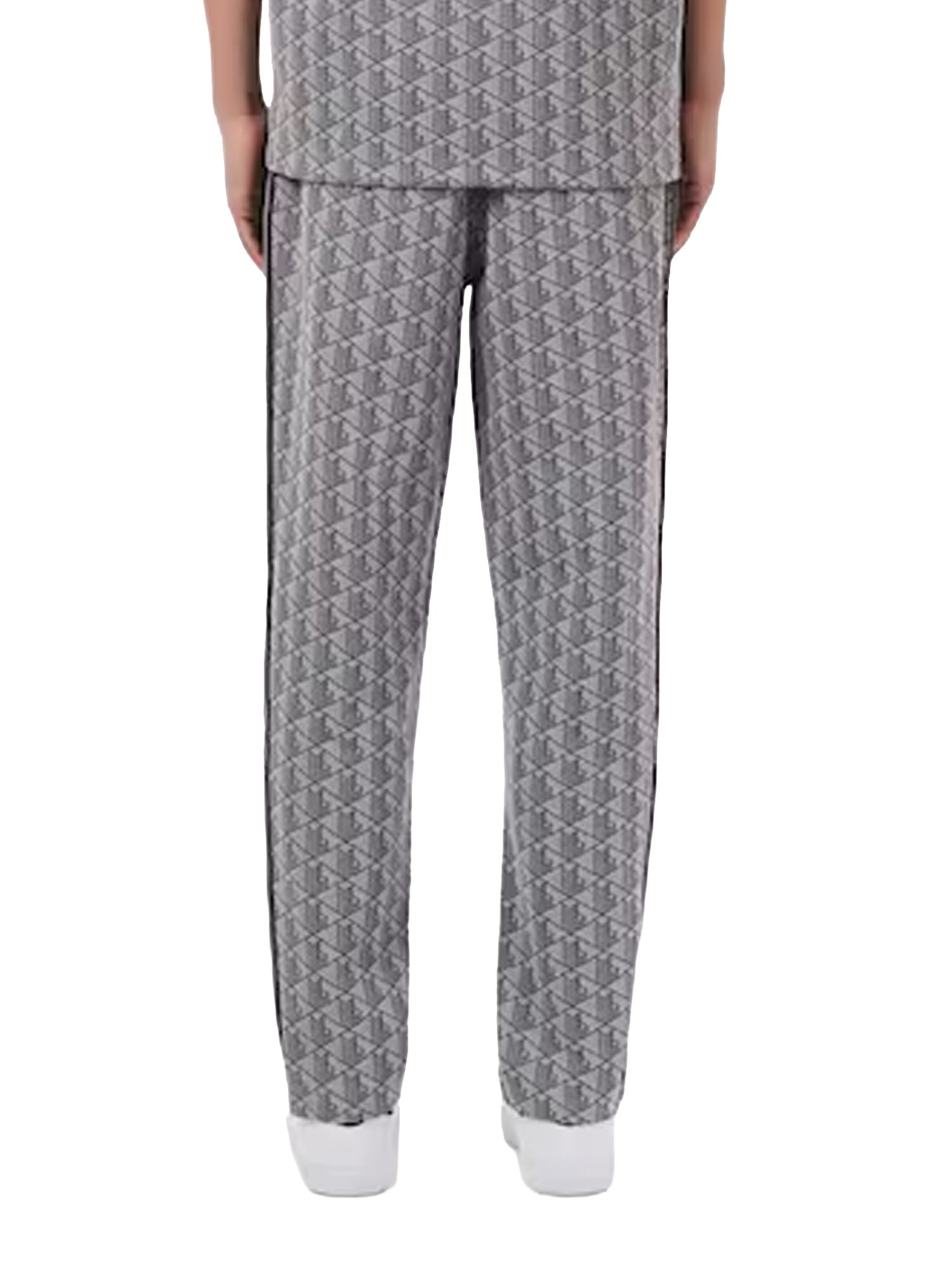 Lacoste Pantaloni della tuta in con monogramma Paris Grigio