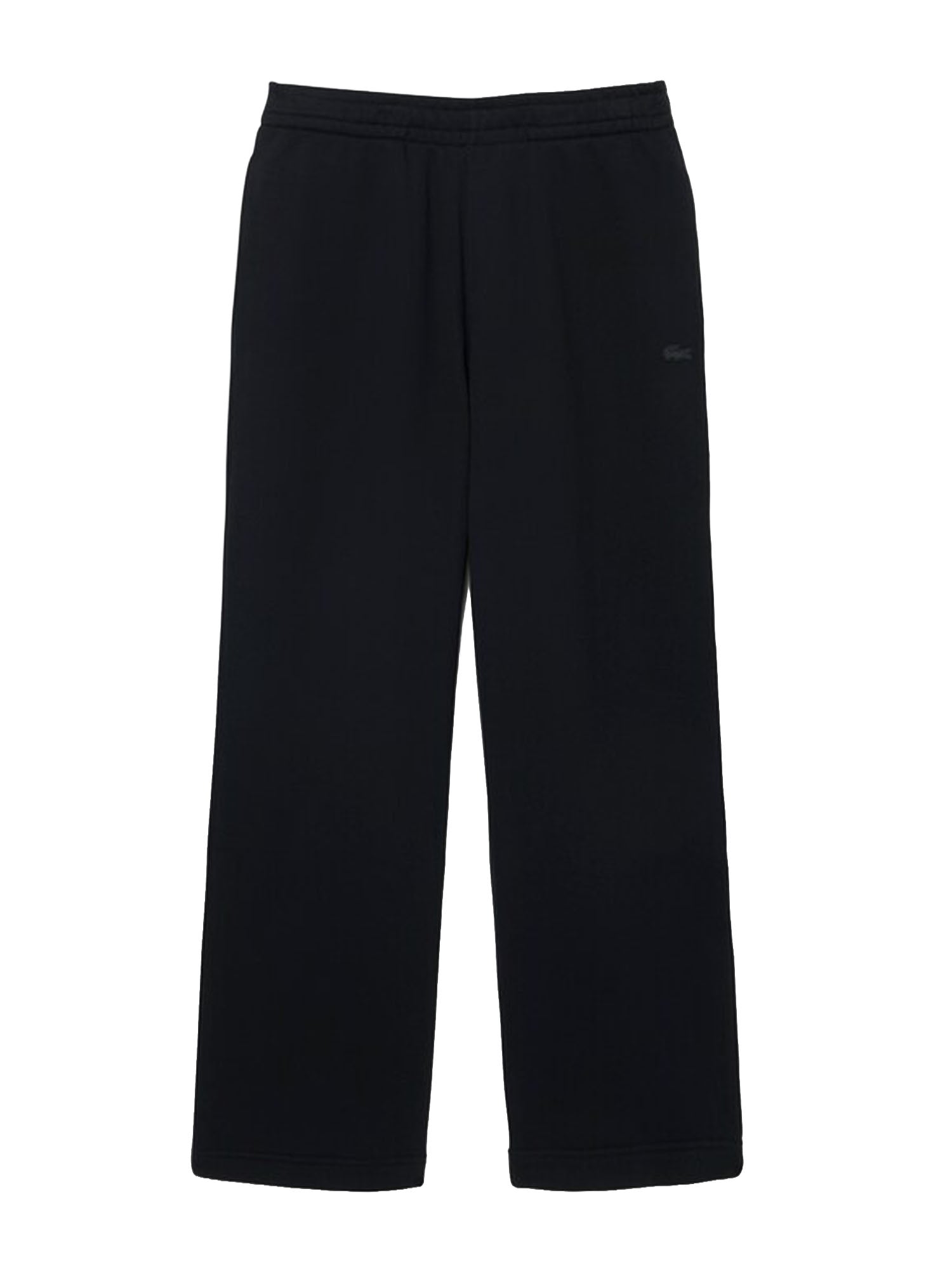 Lacoste Joggers in tessuto felpato loose fit Nero