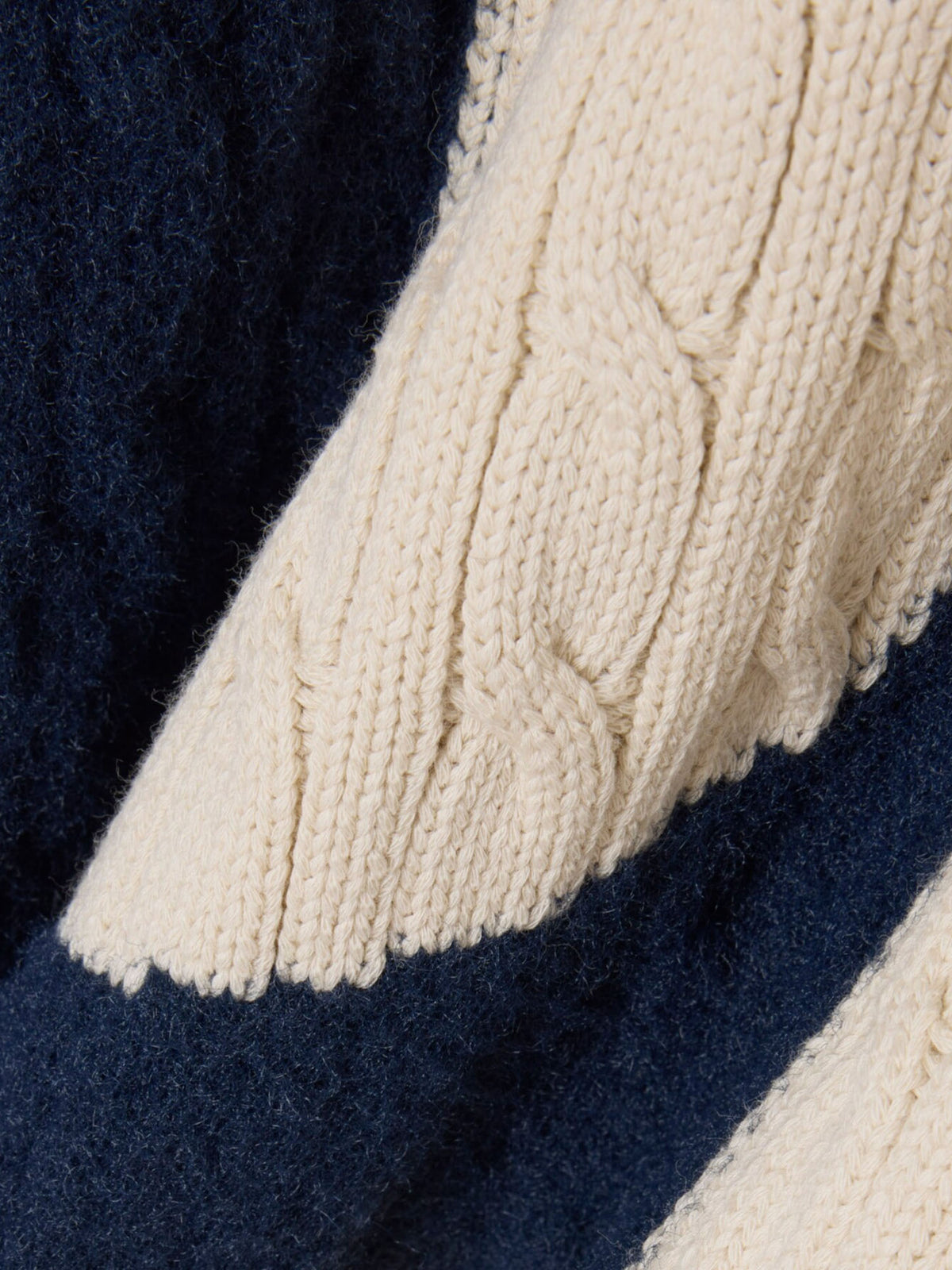 Lacoste Maglione a trecce con intarsio Beige