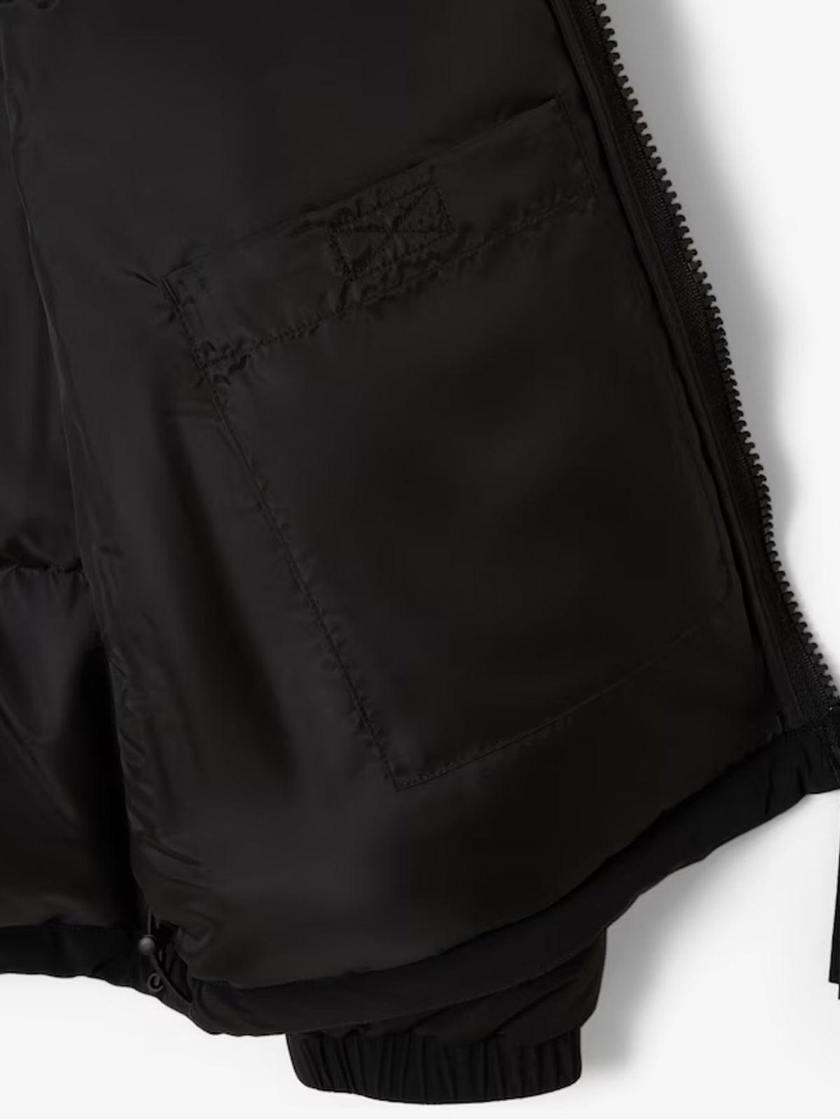 Lacoste Piumino con cappuccio impermeabile Nero