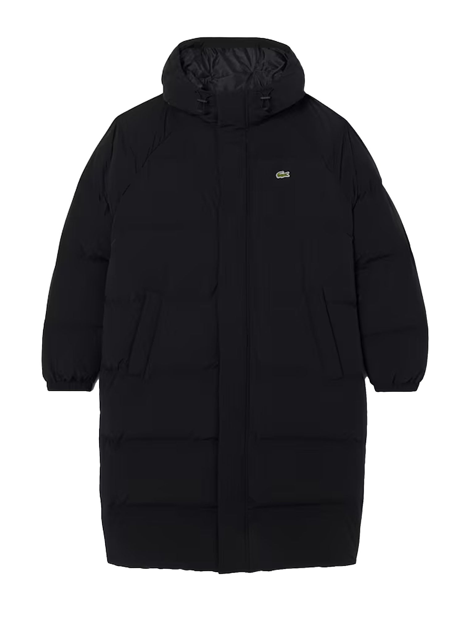 Lacoste Piumino lungo impermeabile Nero