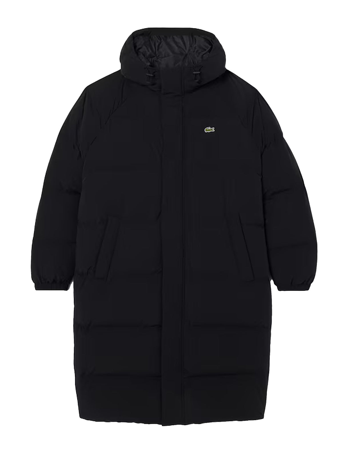 Lacoste Piumino lungo impermeabile Nero