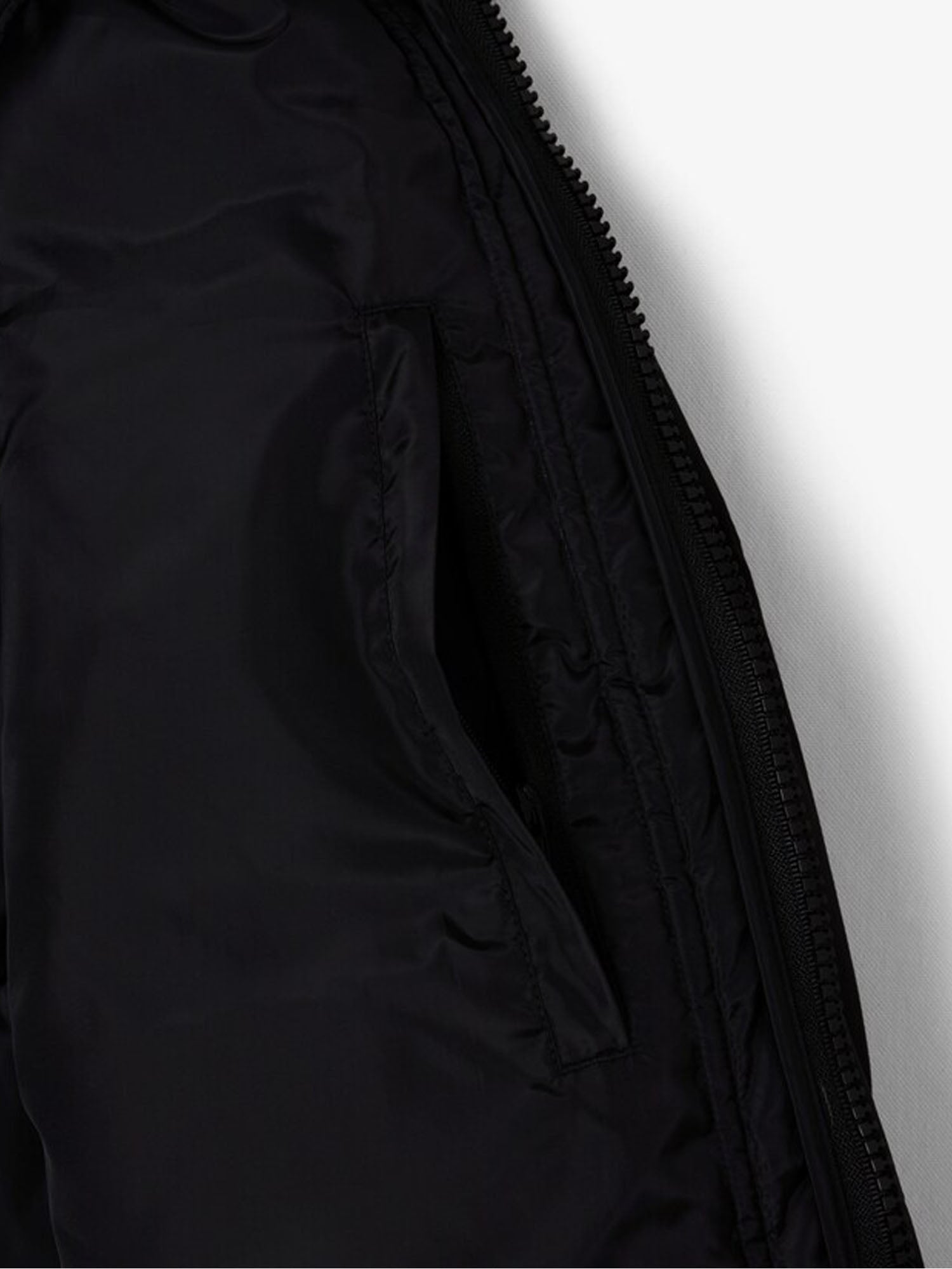 Lacoste Piumino lungo impermeabile Nero