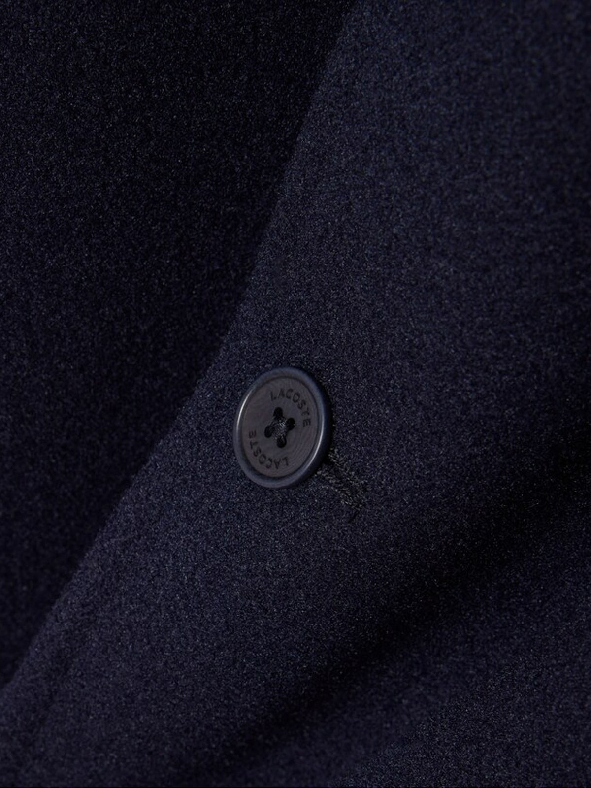 Lacoste Overshirt in flanella spessa Blu