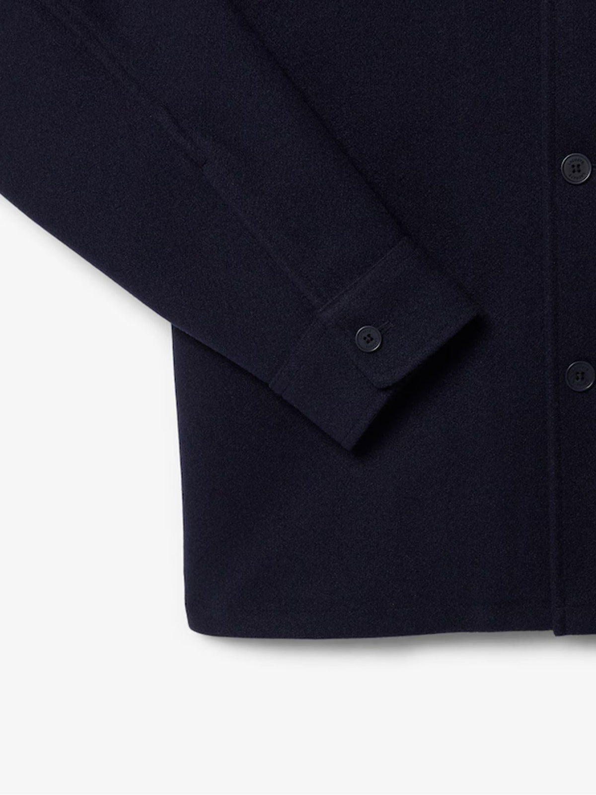 Lacoste Overshirt in flanella spessa Blu