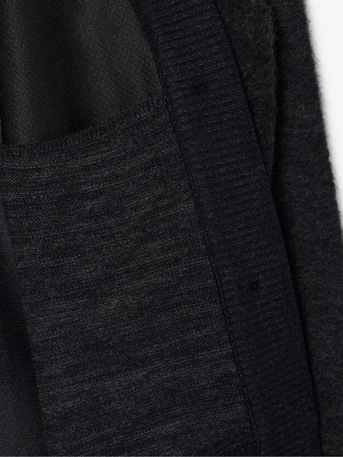 Lacoste Cardigan oversize in maglia di lana cotta Grigio