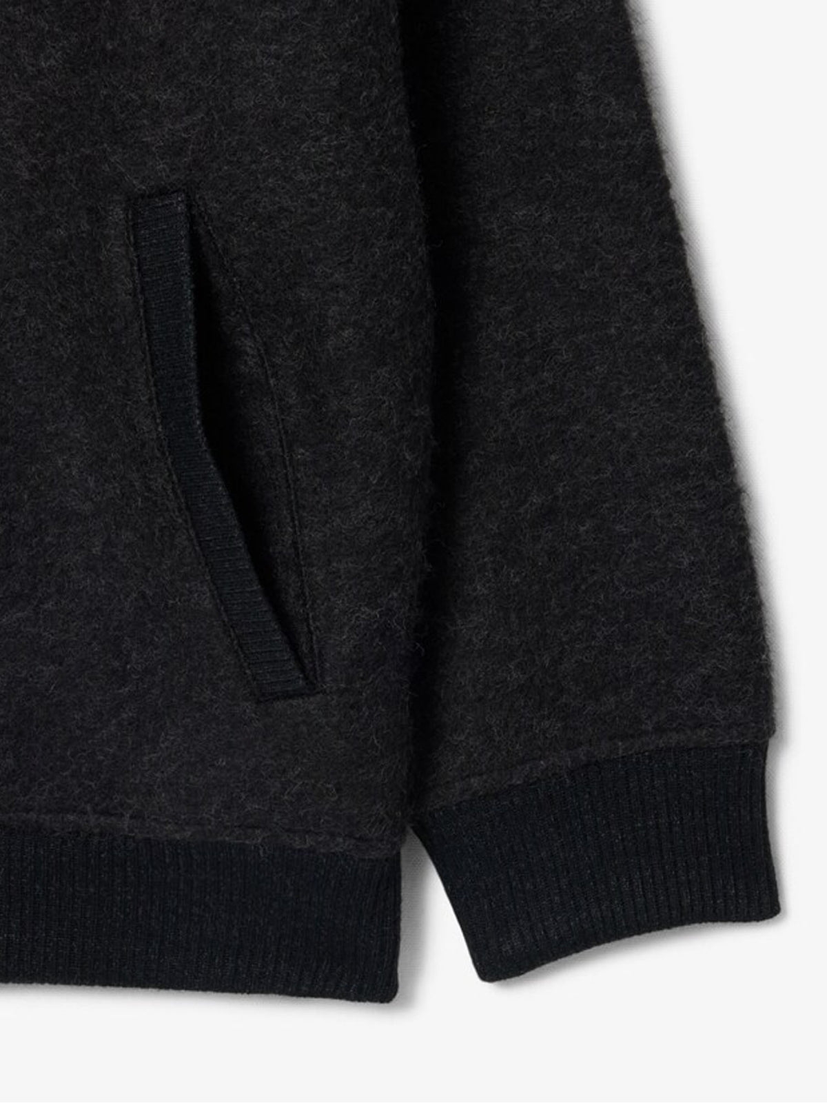 Lacoste Cardigan oversize in maglia di lana cotta Grigio
