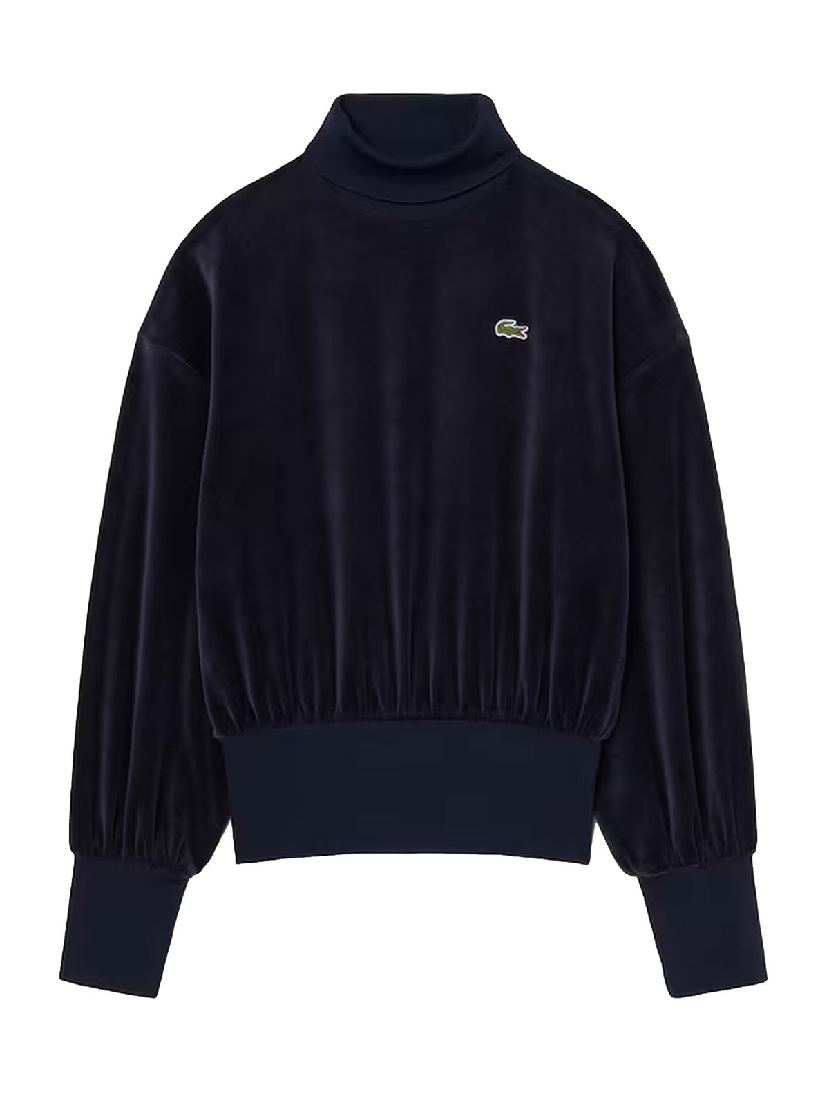 Lacoste Felpa oversize in velluto Archive Edition Blu