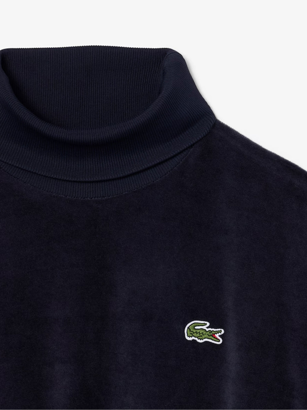Lacoste Felpa oversize in velluto Archive Edition Blu