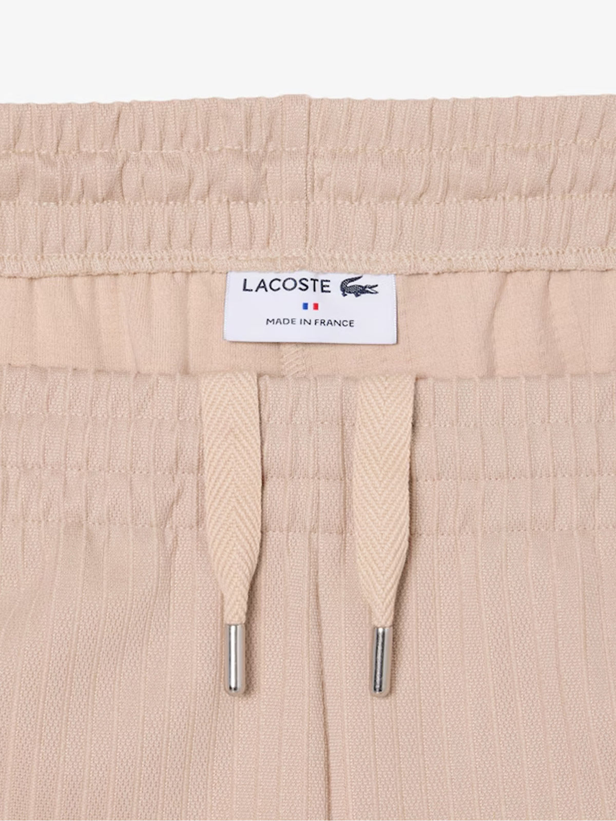 Lacoste Pantaloni felpati Made in France Beige