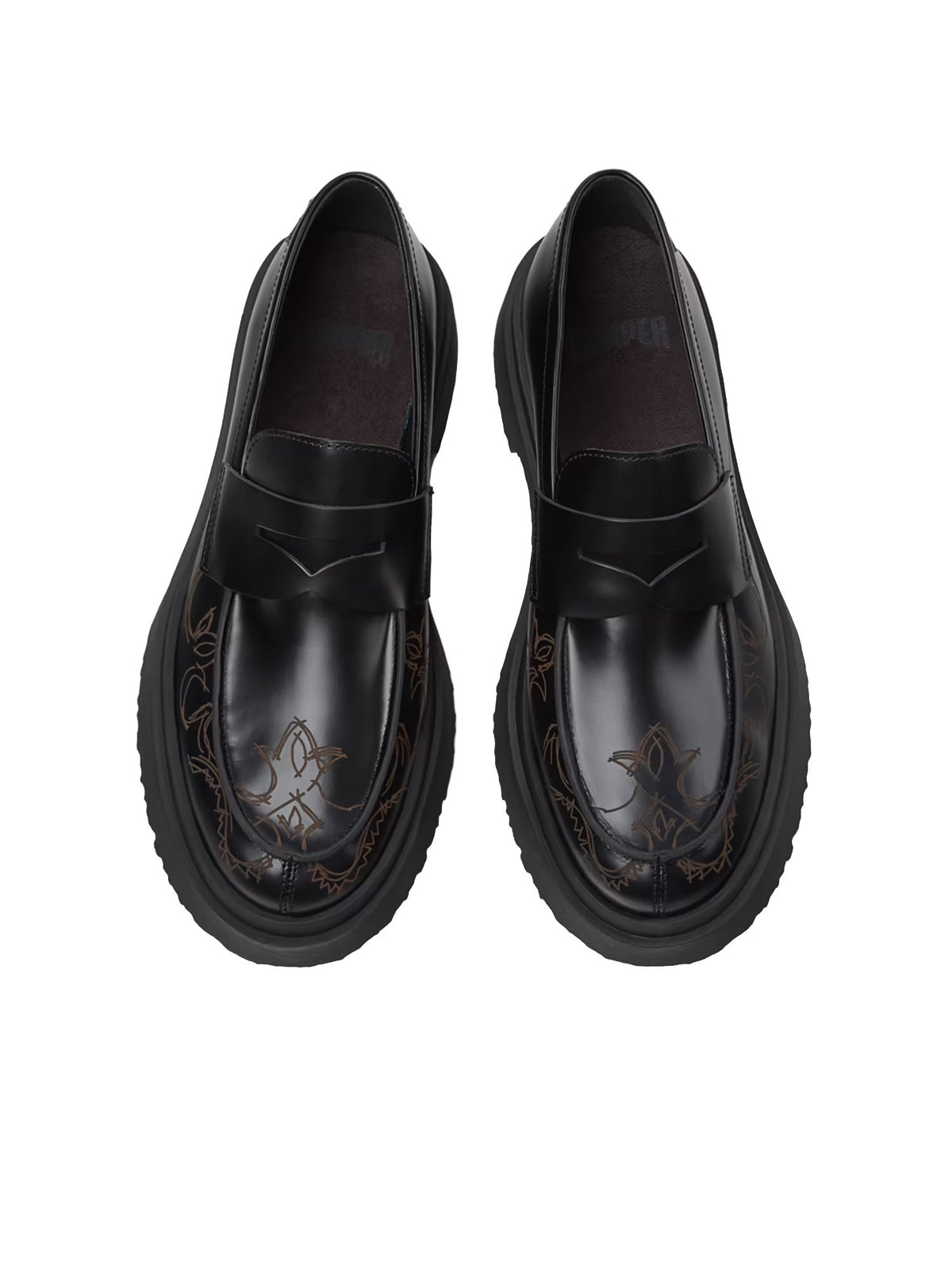 Camper Walden Mocassini Nero