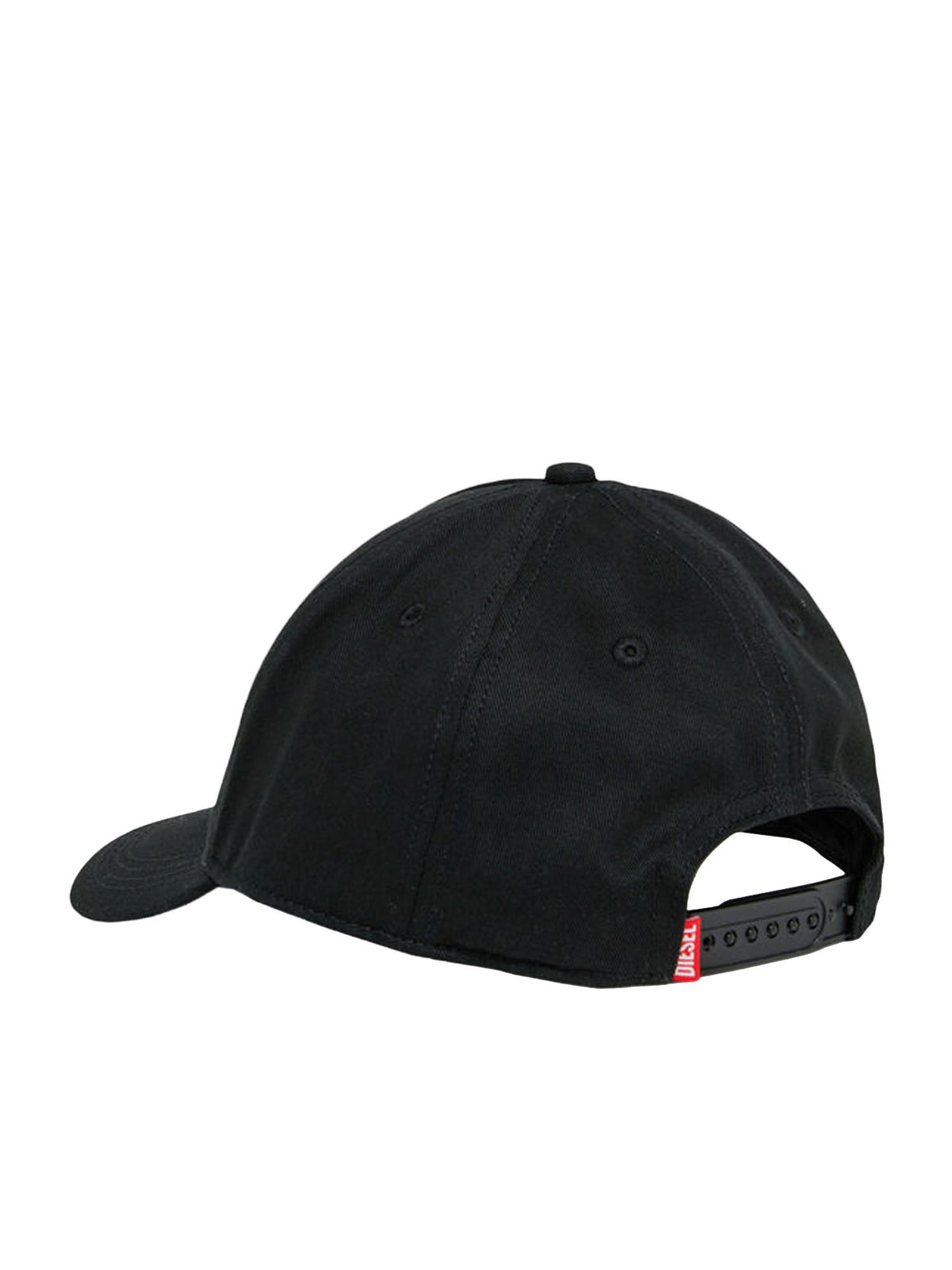 Diesel Cappellino da baseball con stampa Oval D logo bambino Nero