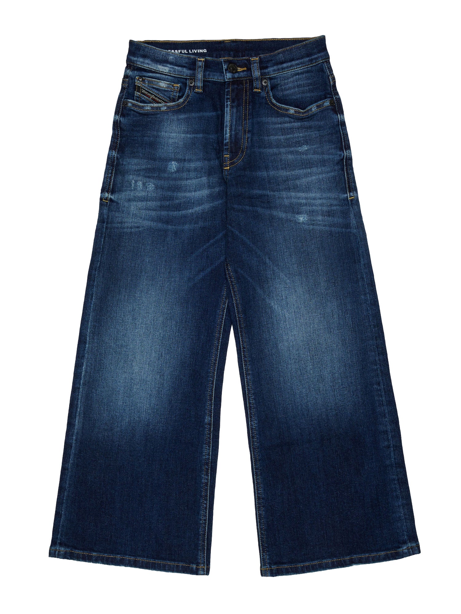 Diesel Jeans a gamba larga Blu