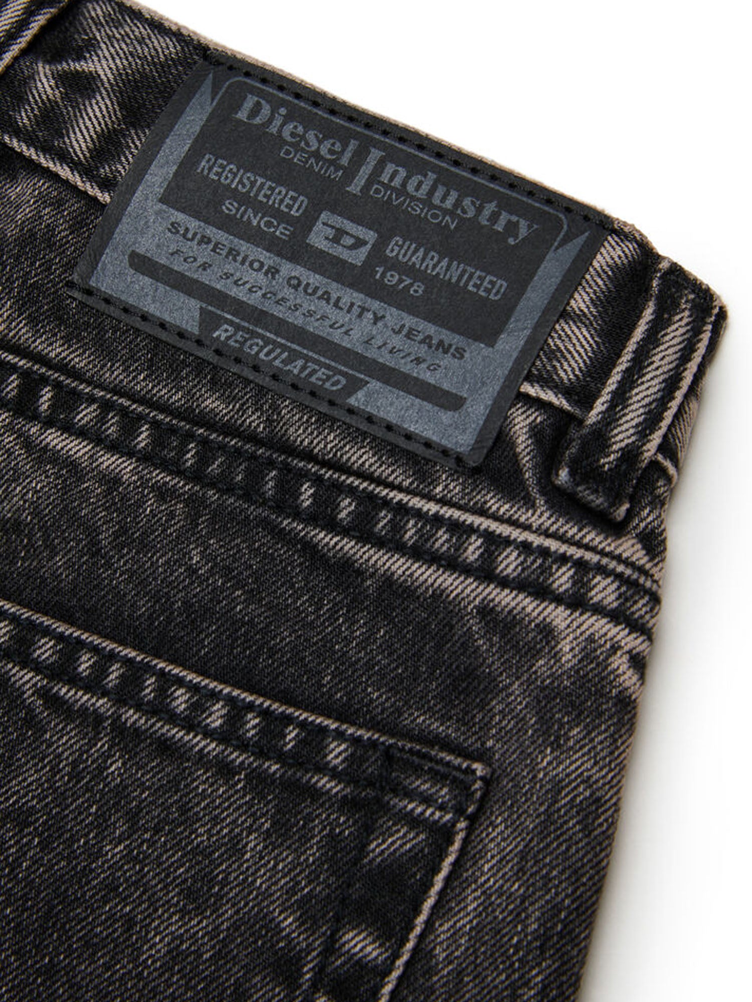 Diesel Relaxed Jeans D-Milty bambino Nero