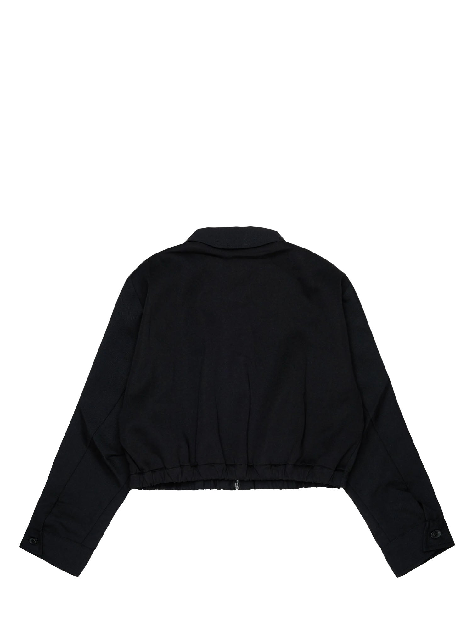 Diesel Giacca corta con logo stampato bambino Nero