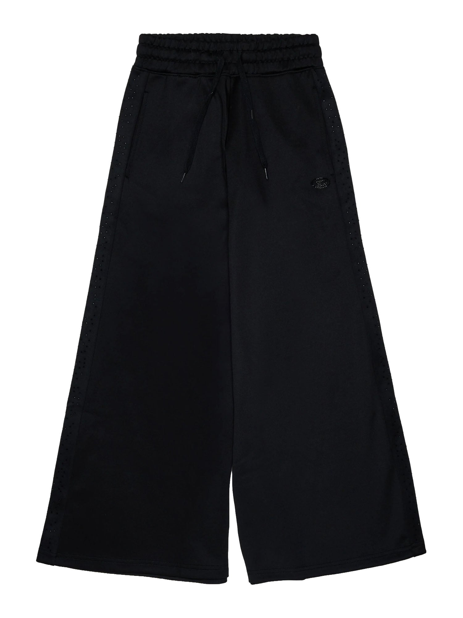 Diesel pantaloni della tuta larghi bambino Nero