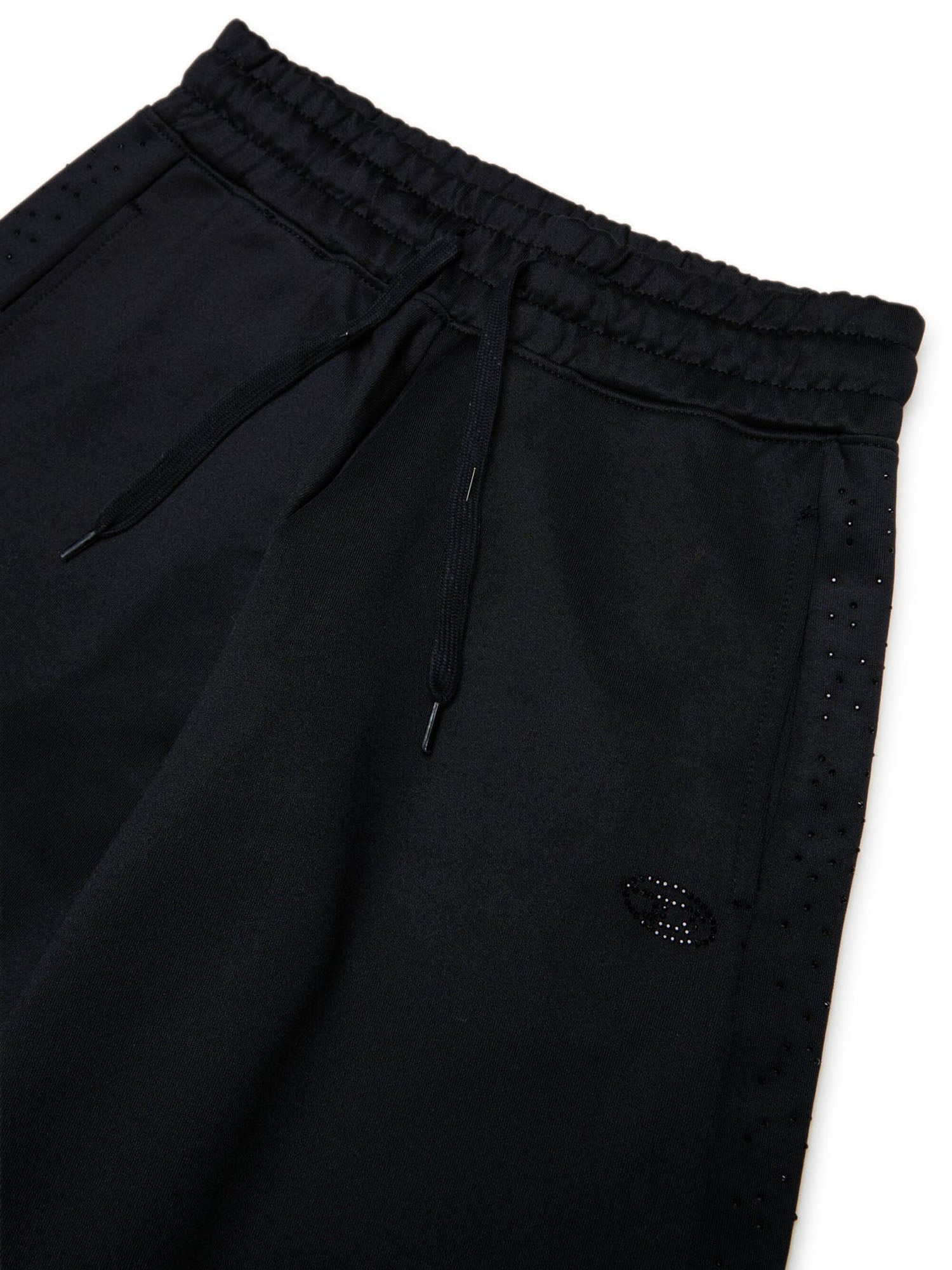 Diesel pantaloni della tuta larghi bambino Nero
