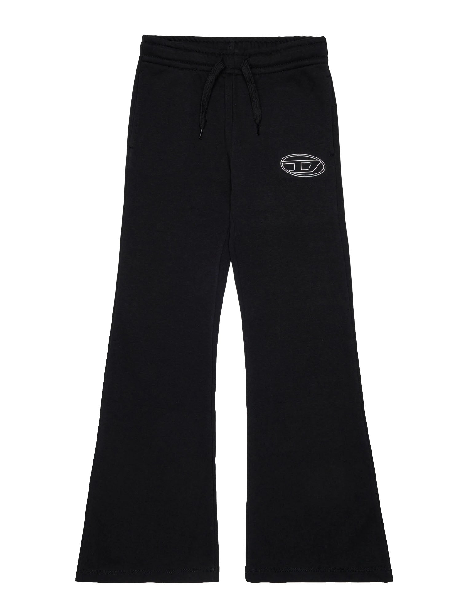 Diesel Pantaloni della tuta con logo Bambino Nero