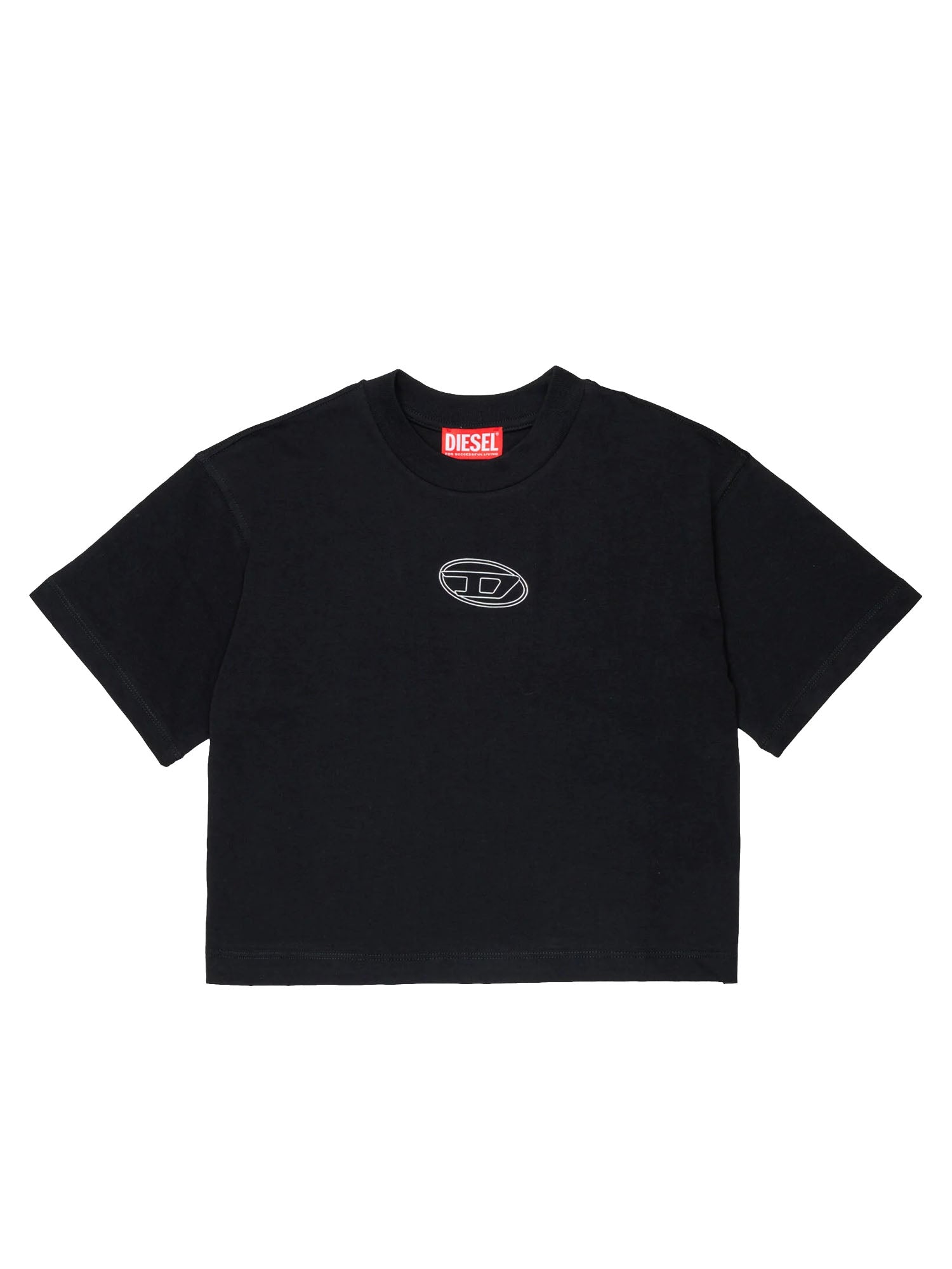 T-shirt con logo ovale D Bambino