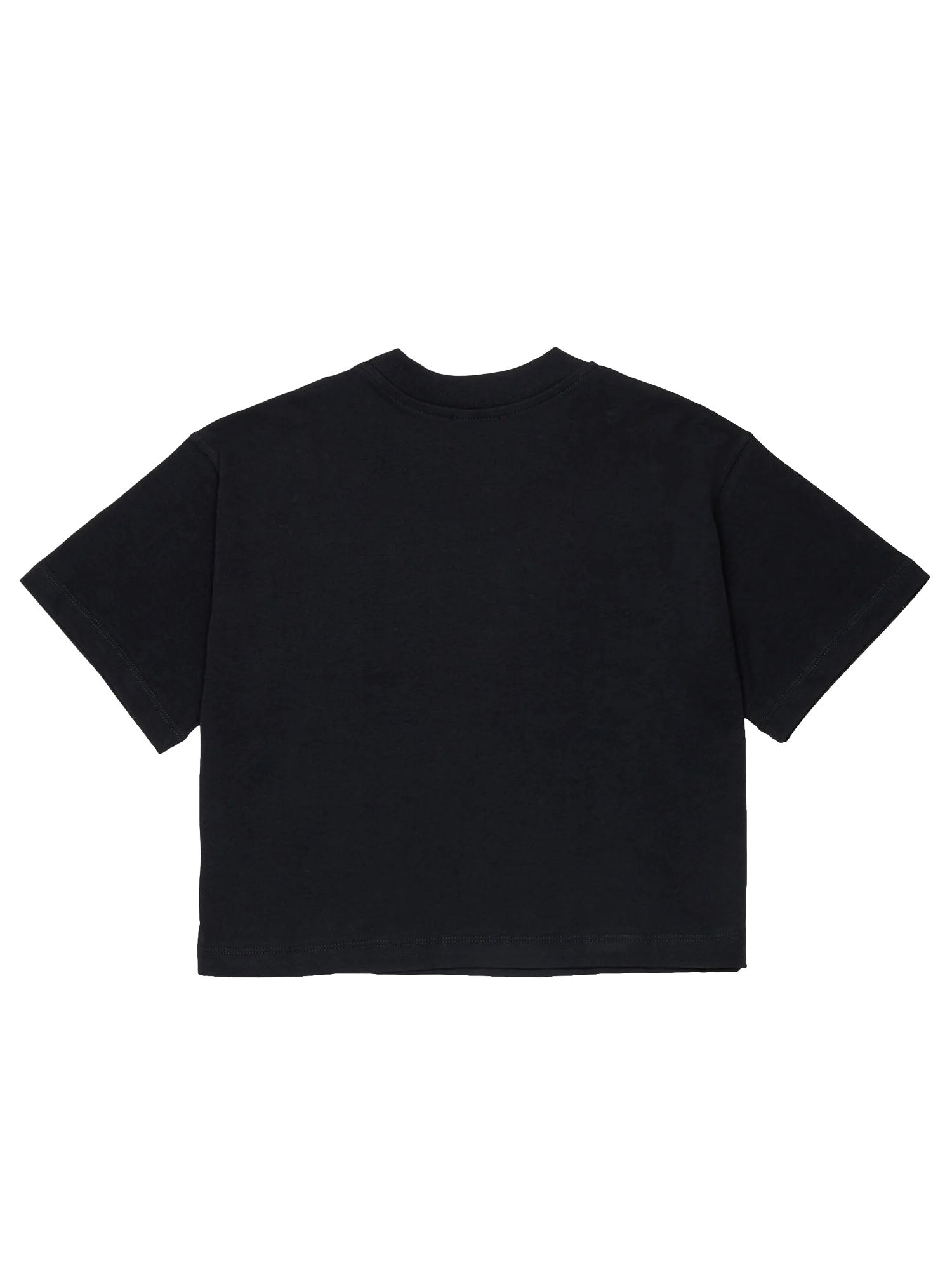 Diesel T-shirt con logo ovale D Bambino Nero