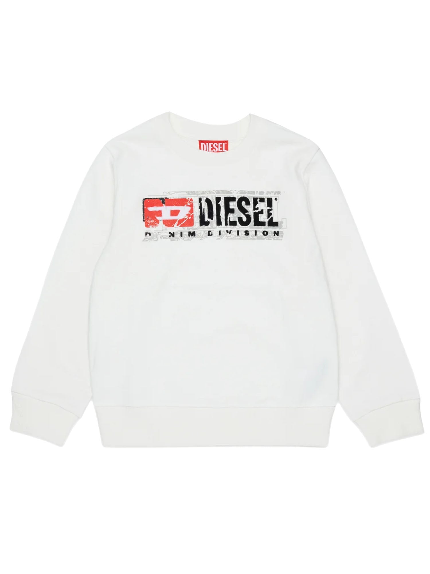 Felpa girocollo con logo bambino