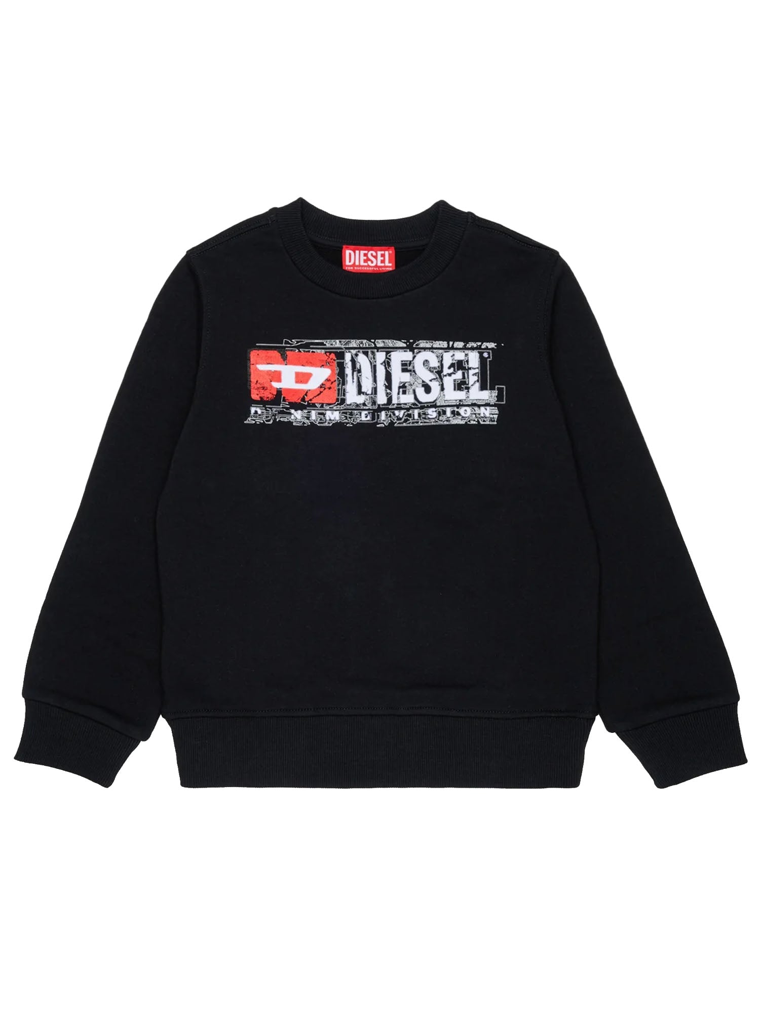 Felpa girocollo con logo bambino