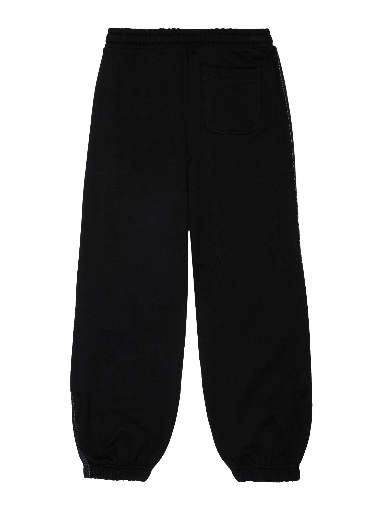 Diesel Pantaloni della tuta con logo Bambino Nero