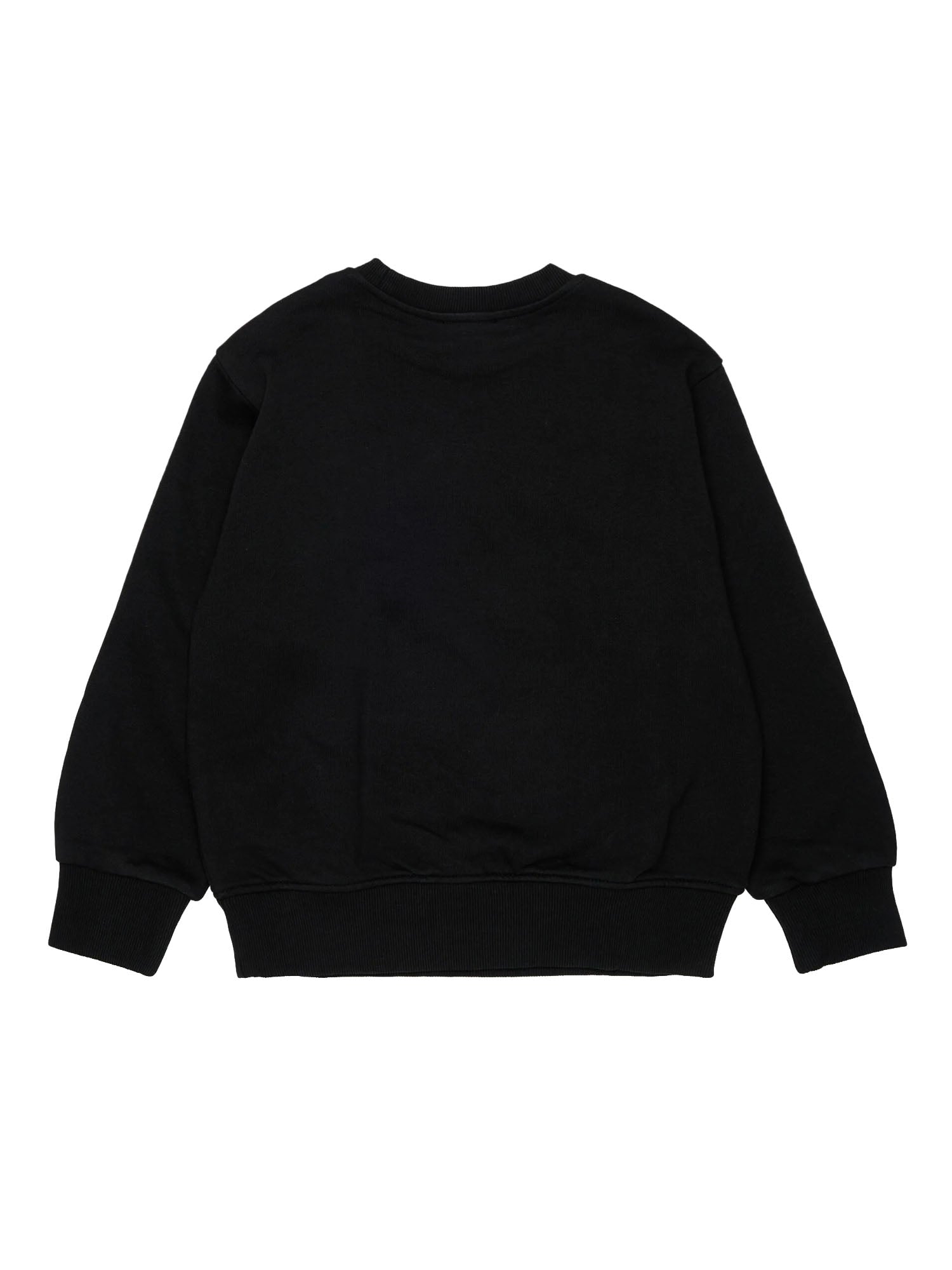 Diesel Felpa girocollo con logo Nero