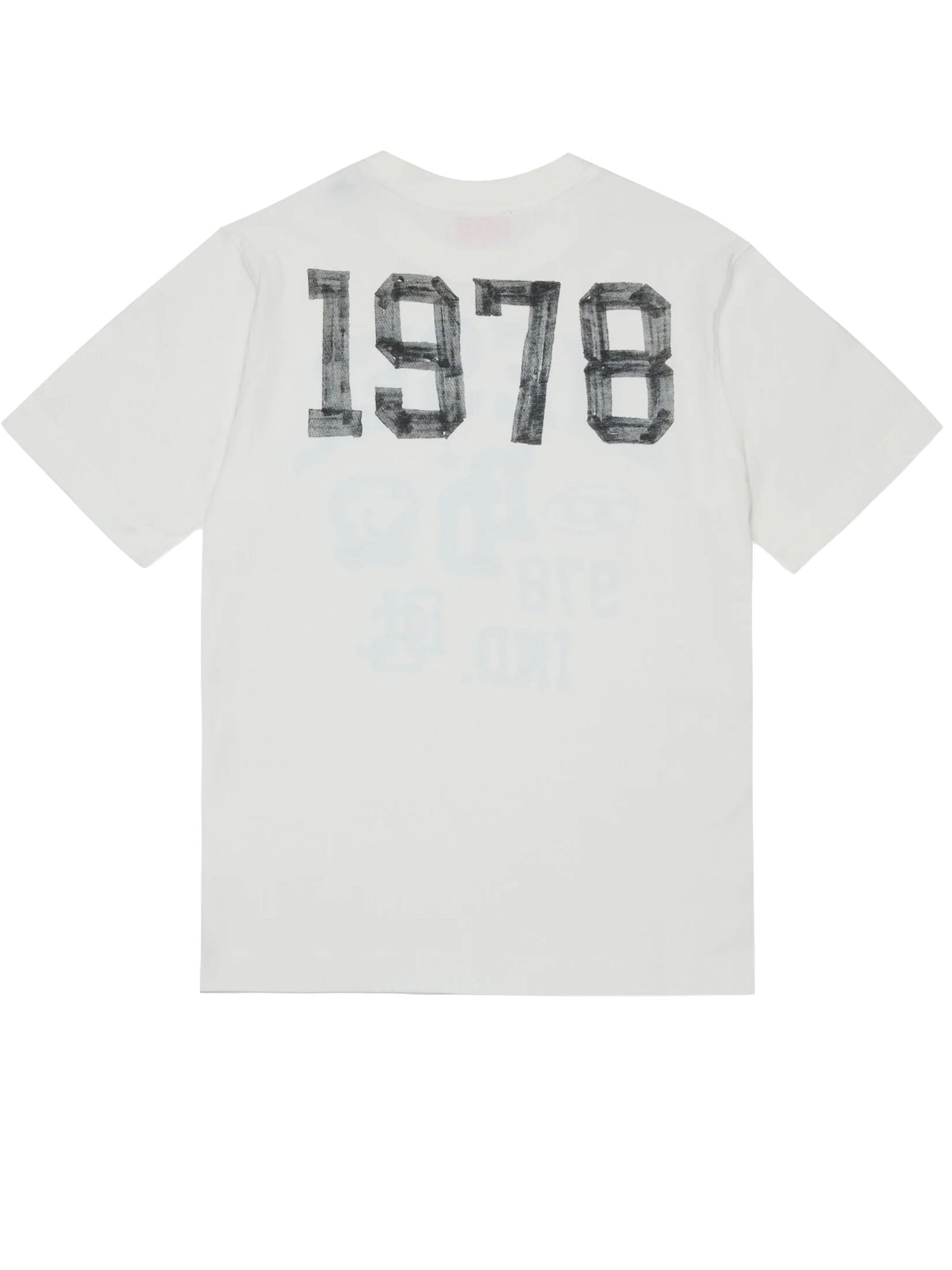 Diesel T-shirt Diesel con logo bambino Bianco