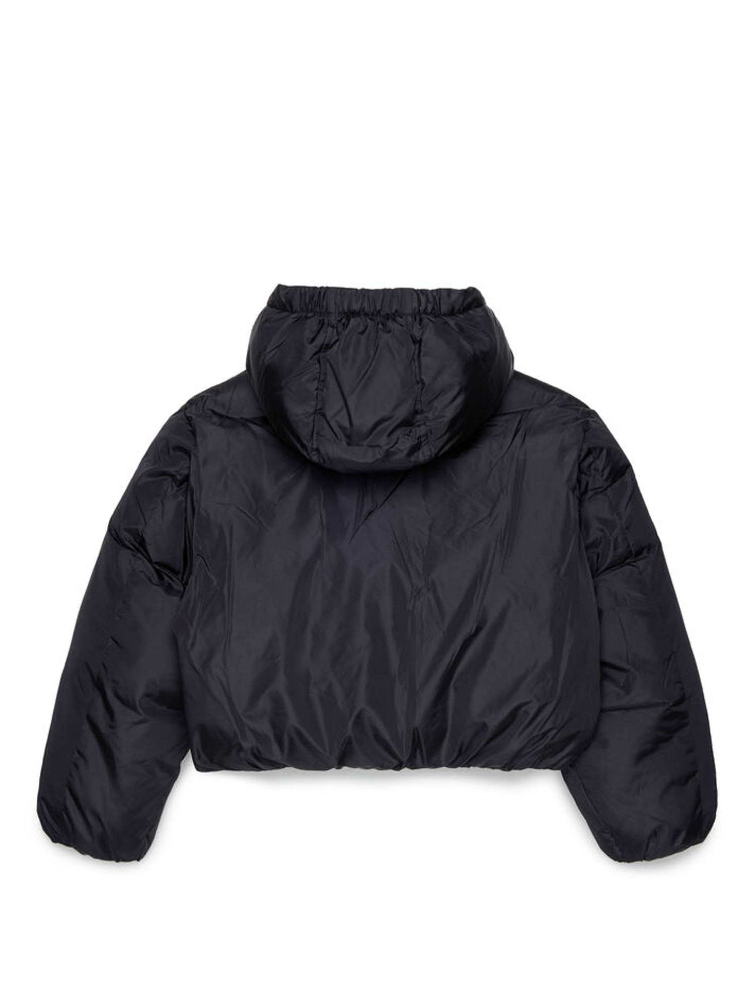Diesel Piumino con cappuccio bambino Nero