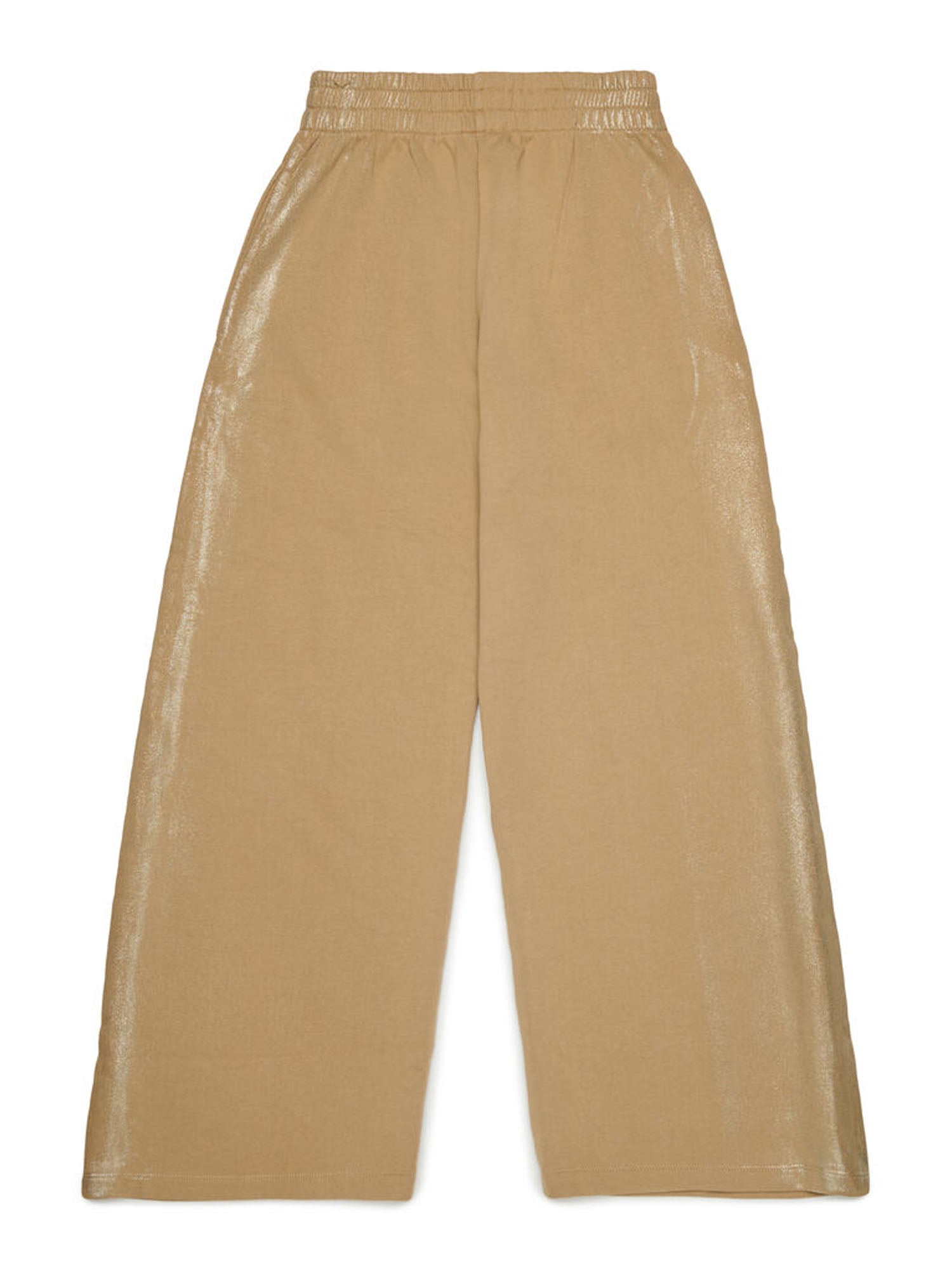 Diesel Pantaloni wide effetto metallizzato bambino Marrone