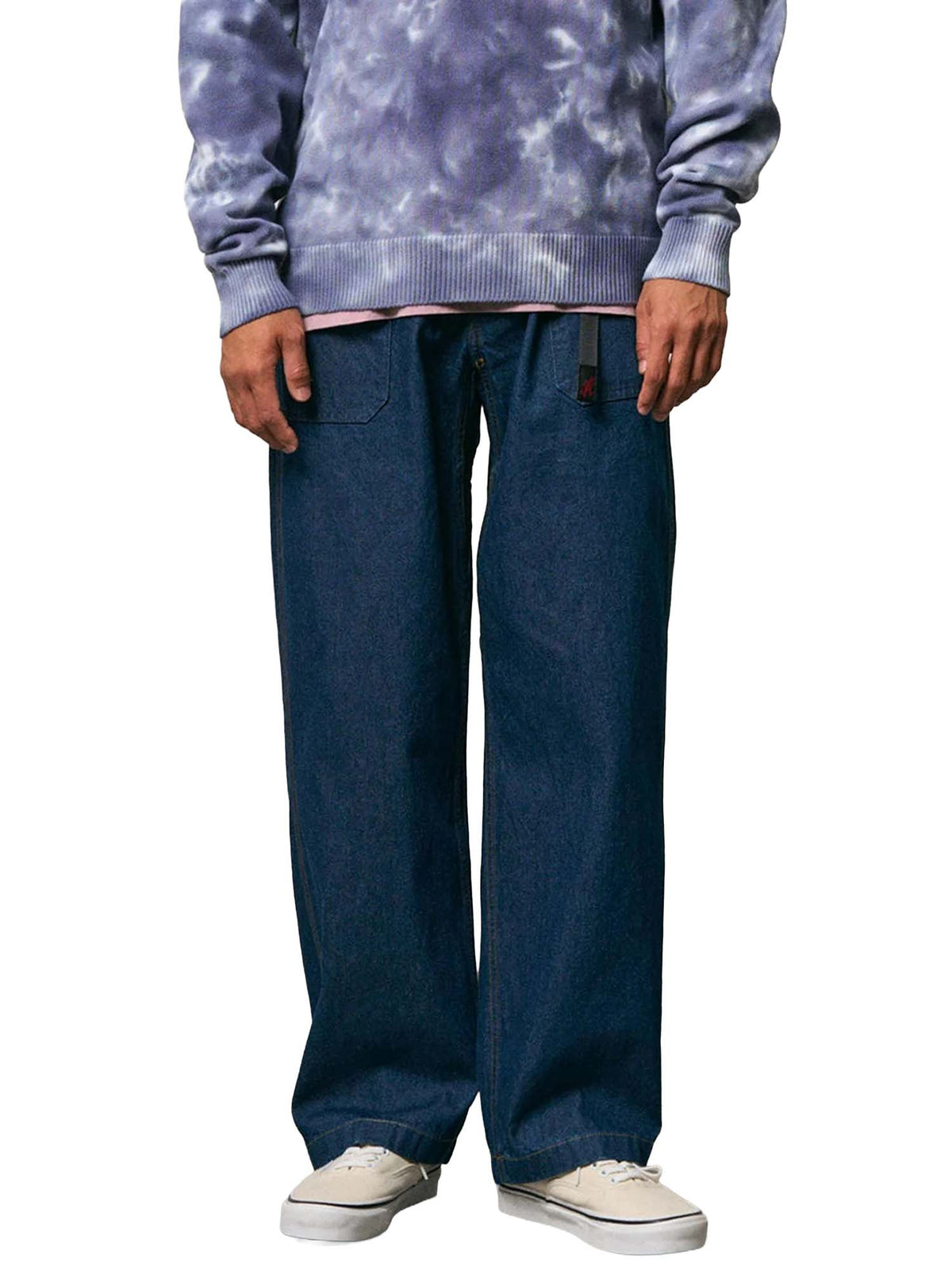 Gramicci Denim Fatigue Pants Blu