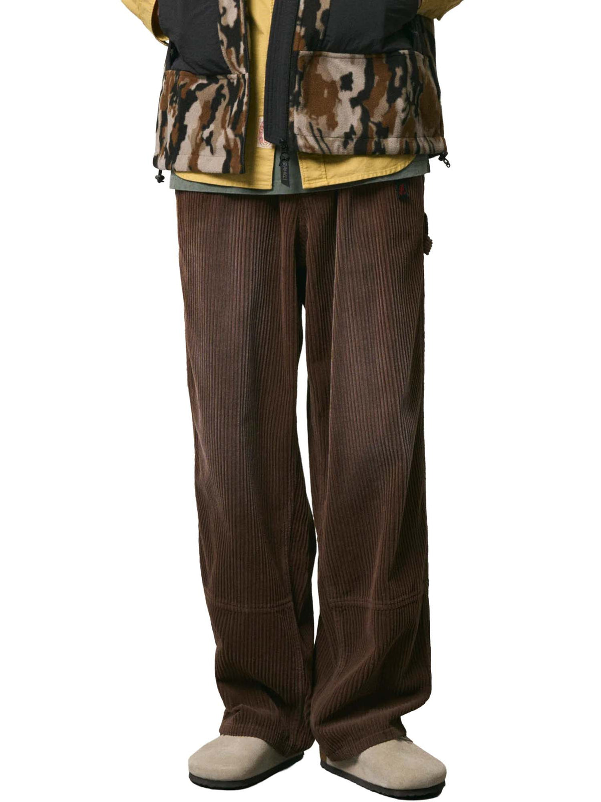 Gramicci Big Wale Carpenter Pants Marrone