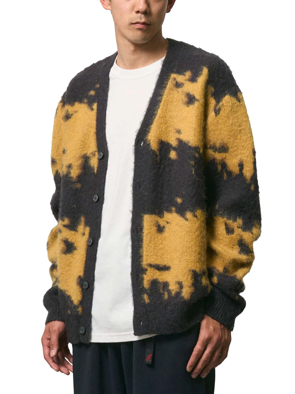Gramicci Mohair Splatter Cardigan Multicolore