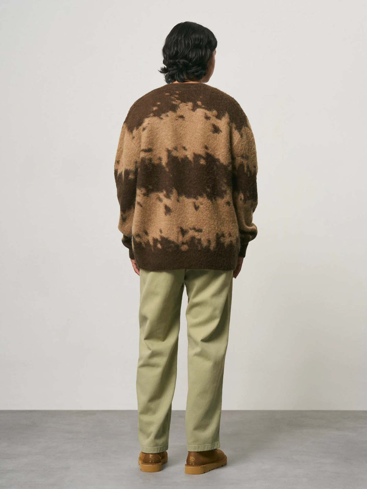 Gramicci Mohair Splatter Cardigan Multicolore