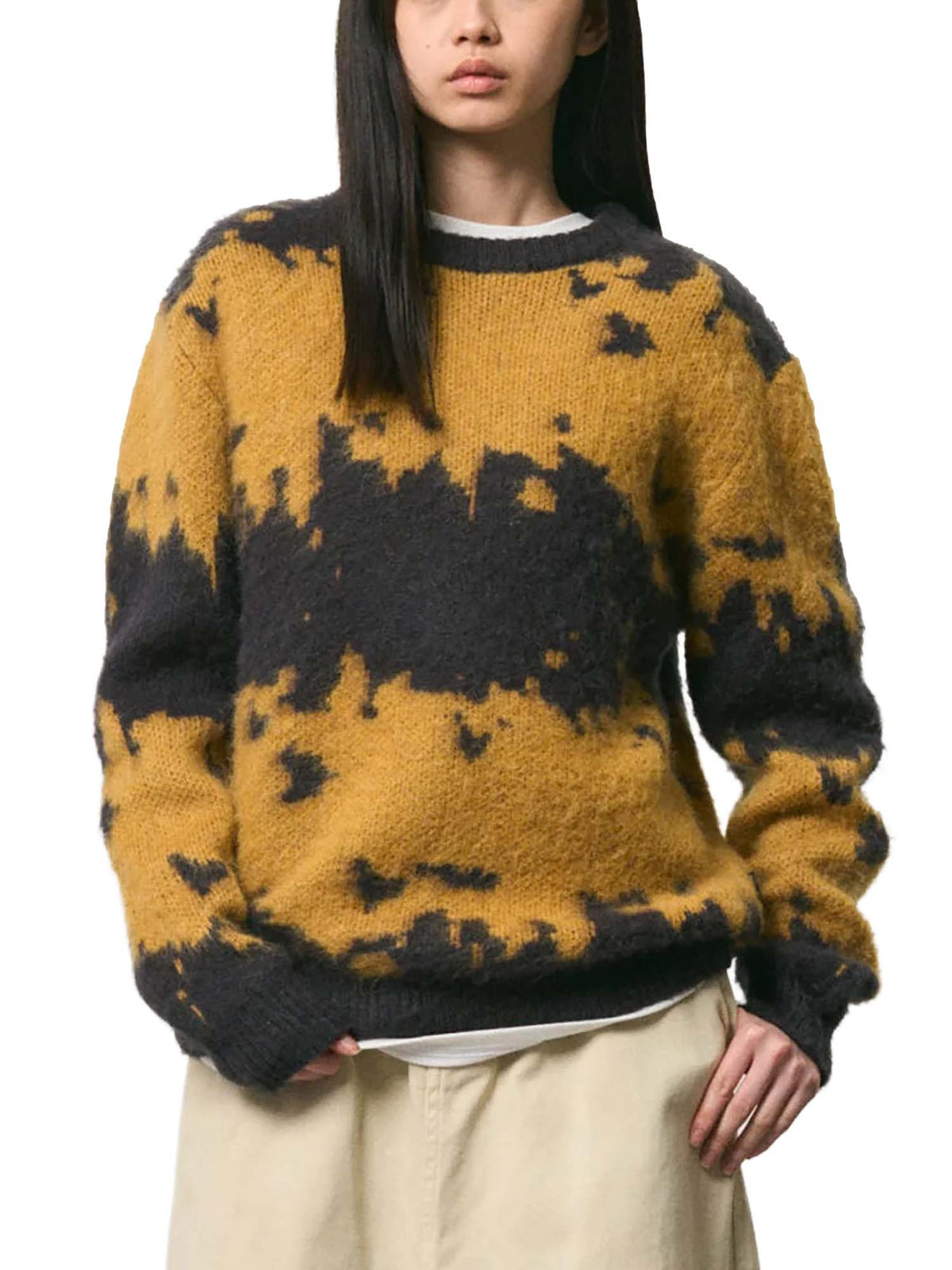 Gramicci Mohair Splatter Sweater Multicolore