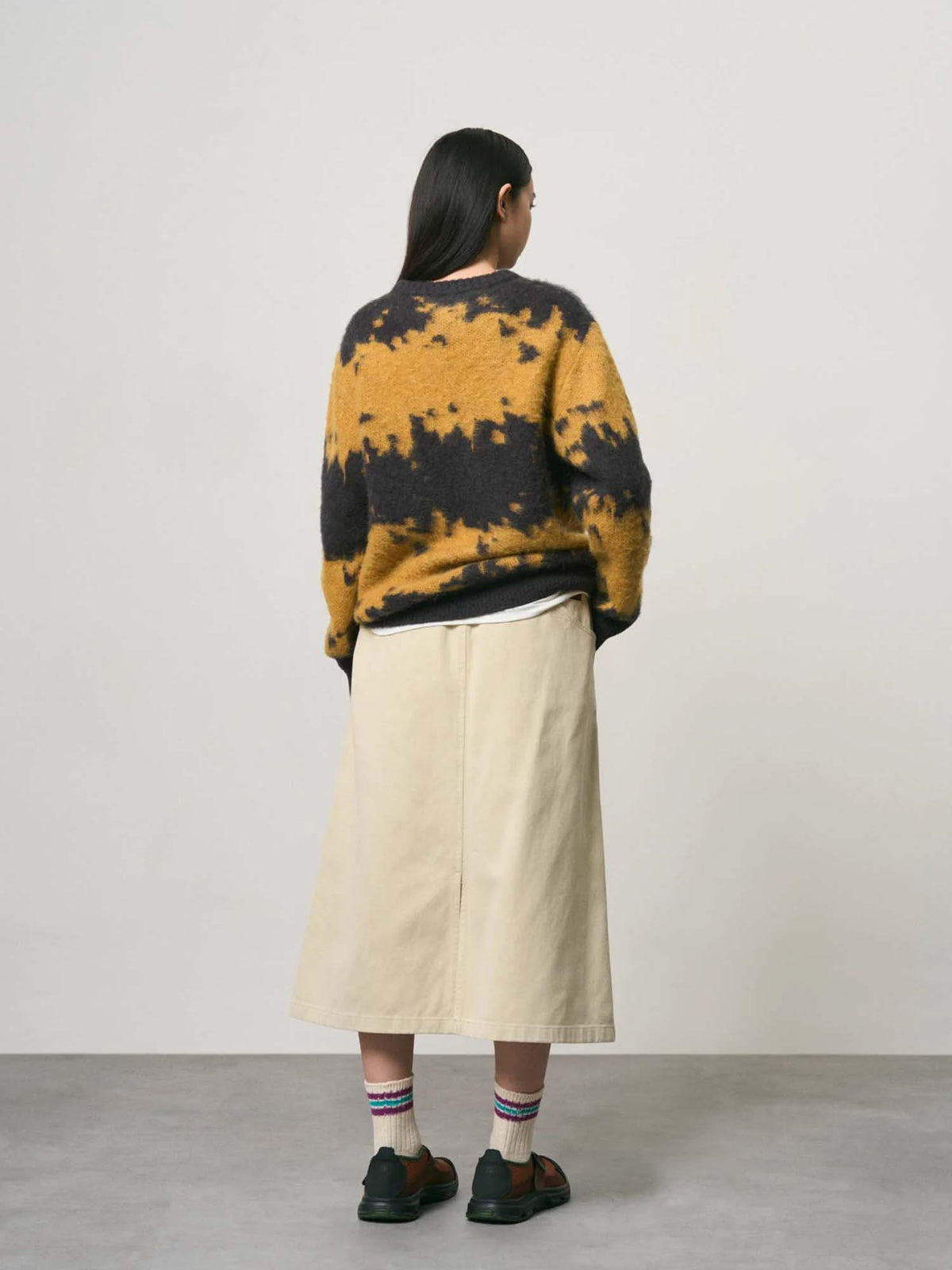 Gramicci Mohair Splatter Sweater Multicolore